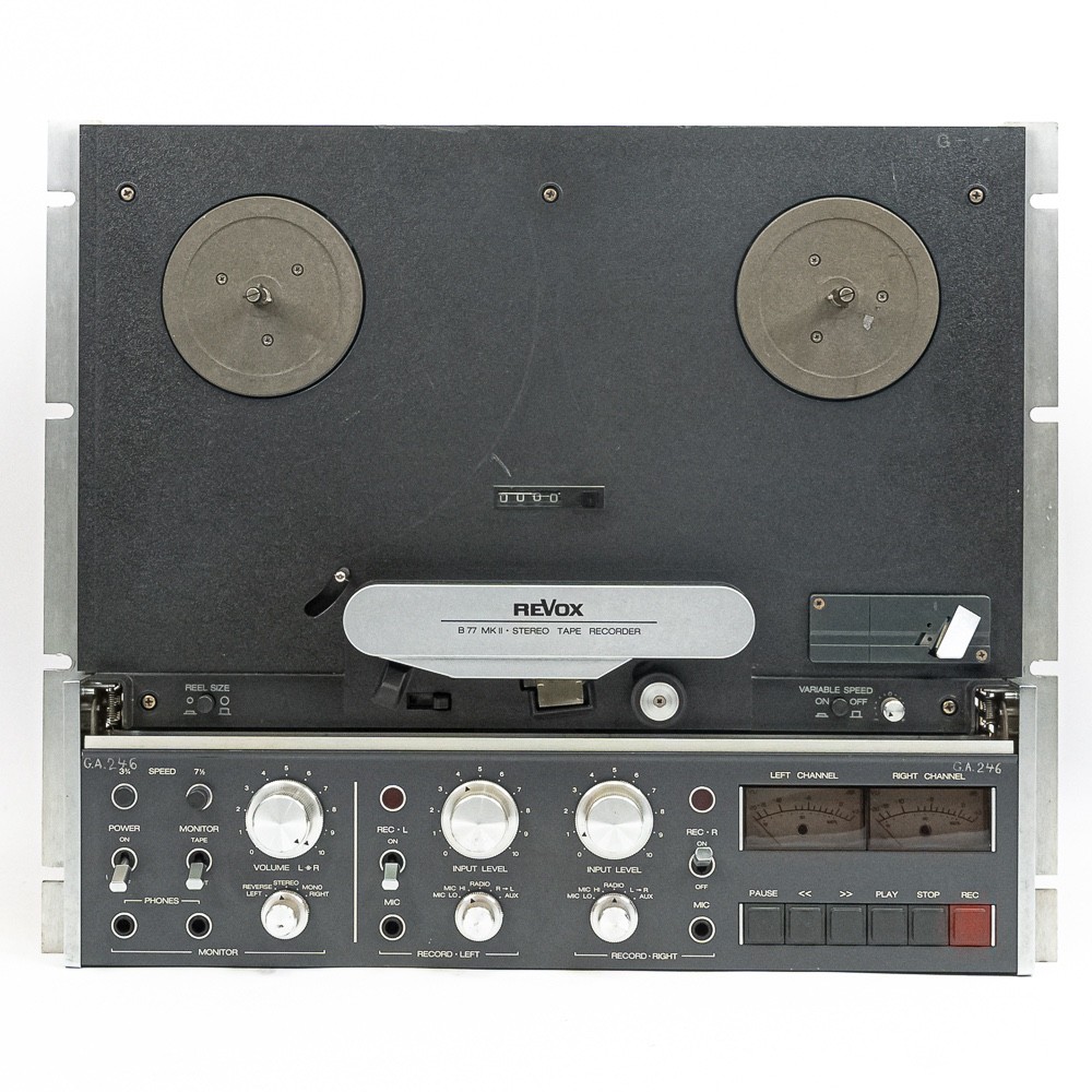 Revox B77 MKII High Speed Reel to Reel Tape Recorder 15 IPS 10.5″ – Working