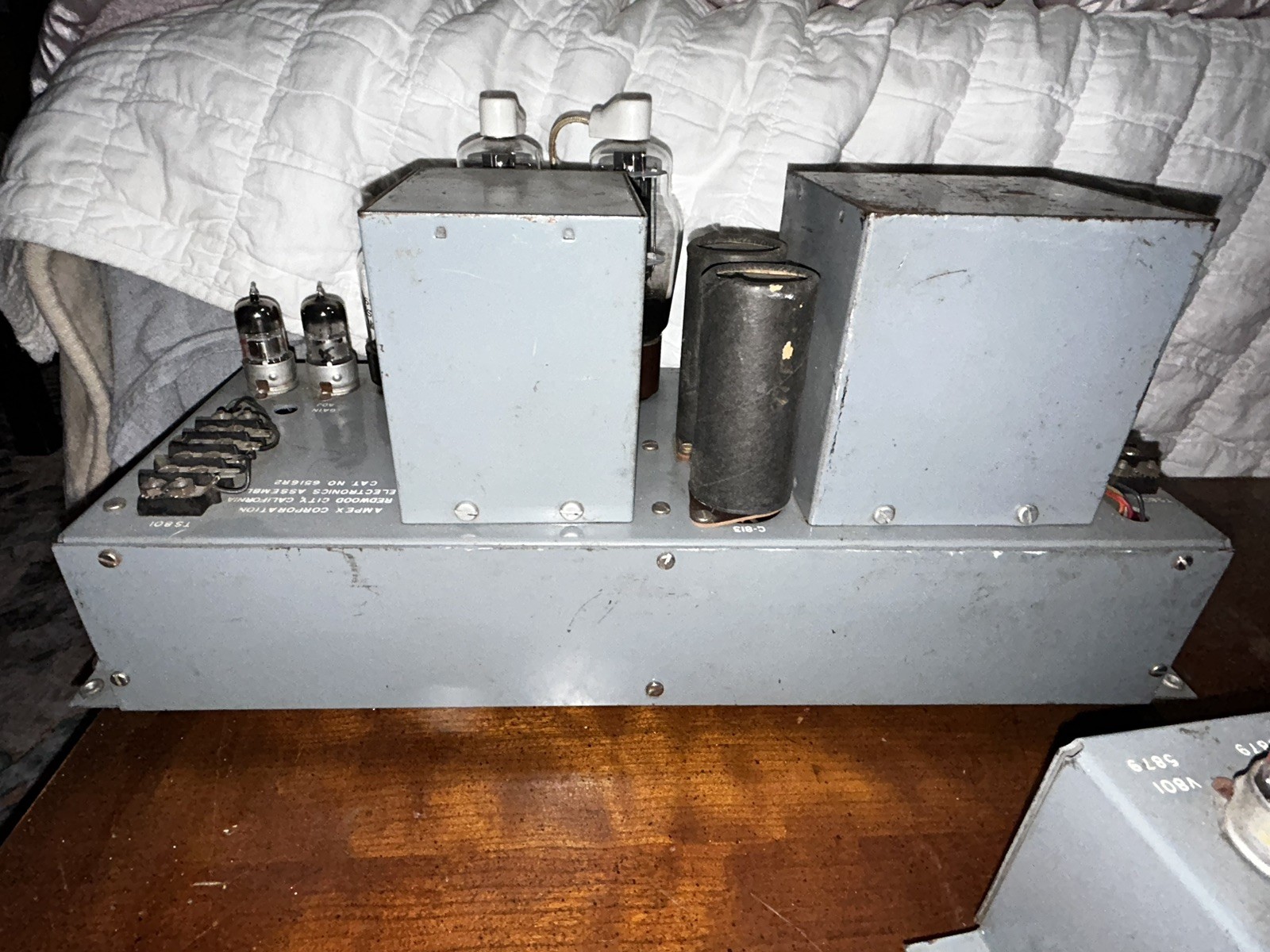 Rare 2x Ampex 6516 Tube Amplifier Pair 6516r2 6530 6531 807 6sn7 5u4g 5879 Nice