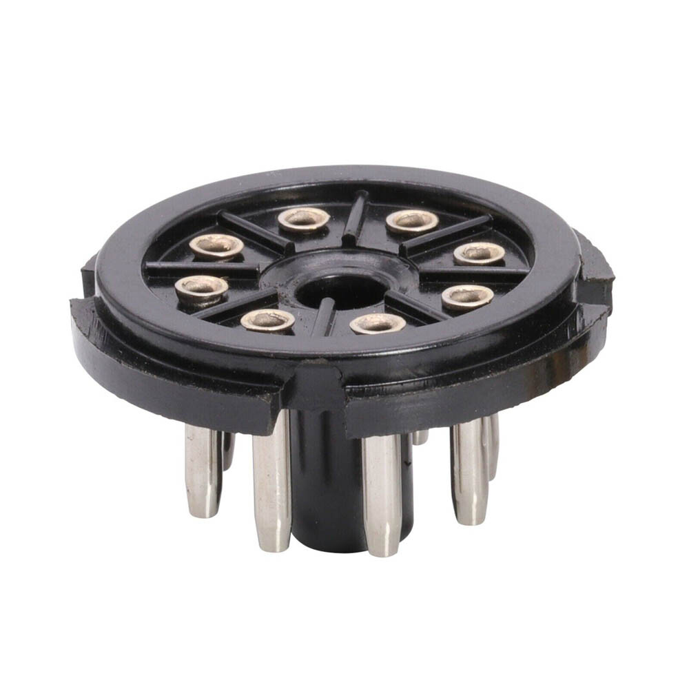 USA 5Pcs 8Pin Octal Bakelite Tube Base Socket Saver Adapter for EL34 EL34 6N8P
