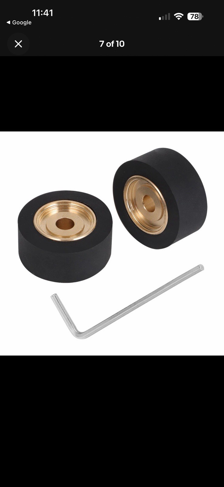 Pair of Pinch Rollers with Belt,Wrench For Pioneer RT-909/901 Reel to Reel Deck