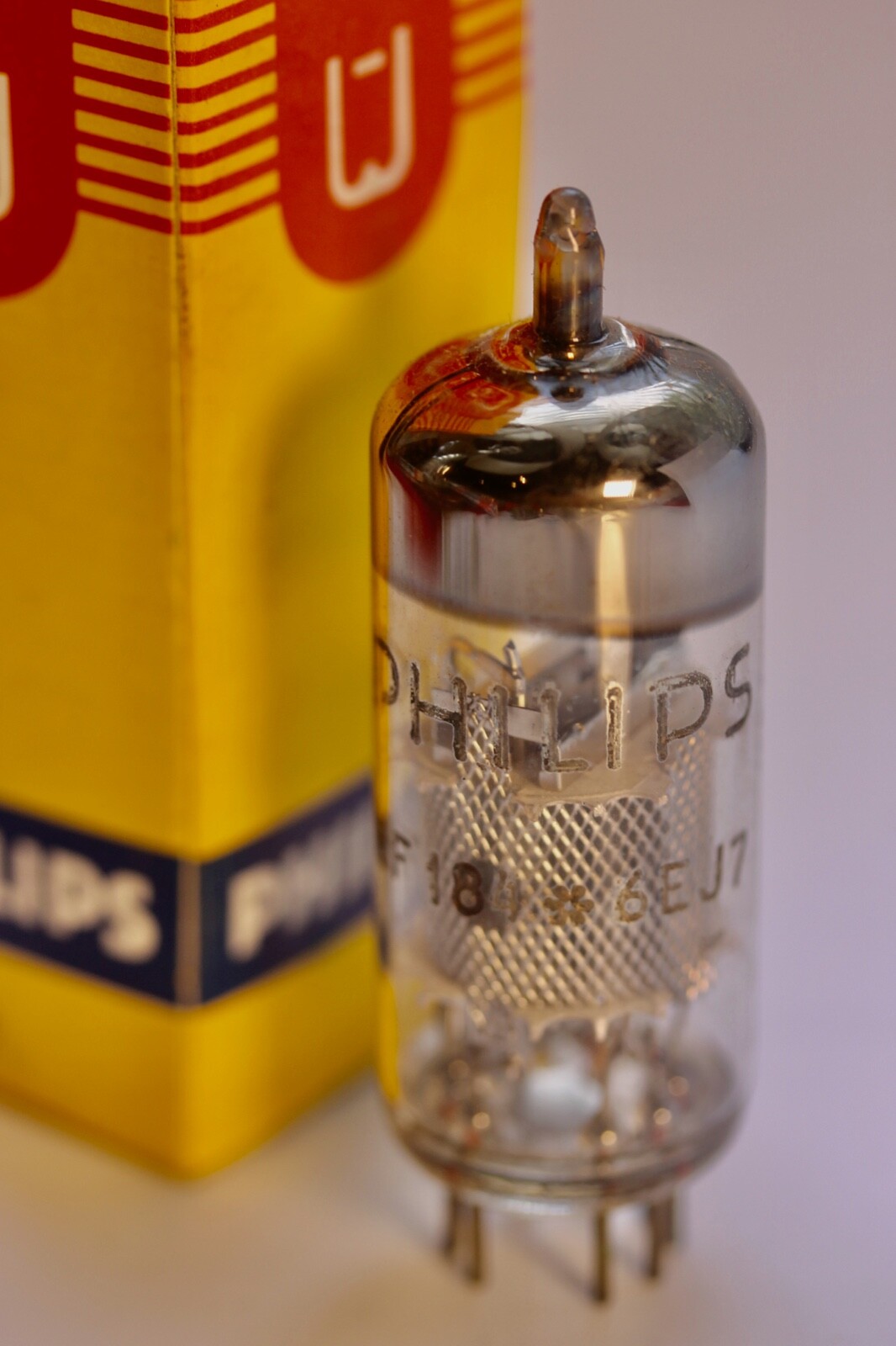 NOS NIB PHILIPS EF184 6EJ7 TUBE for H.H.SCOTT 345 350 C D Shindo Graaf Futterman