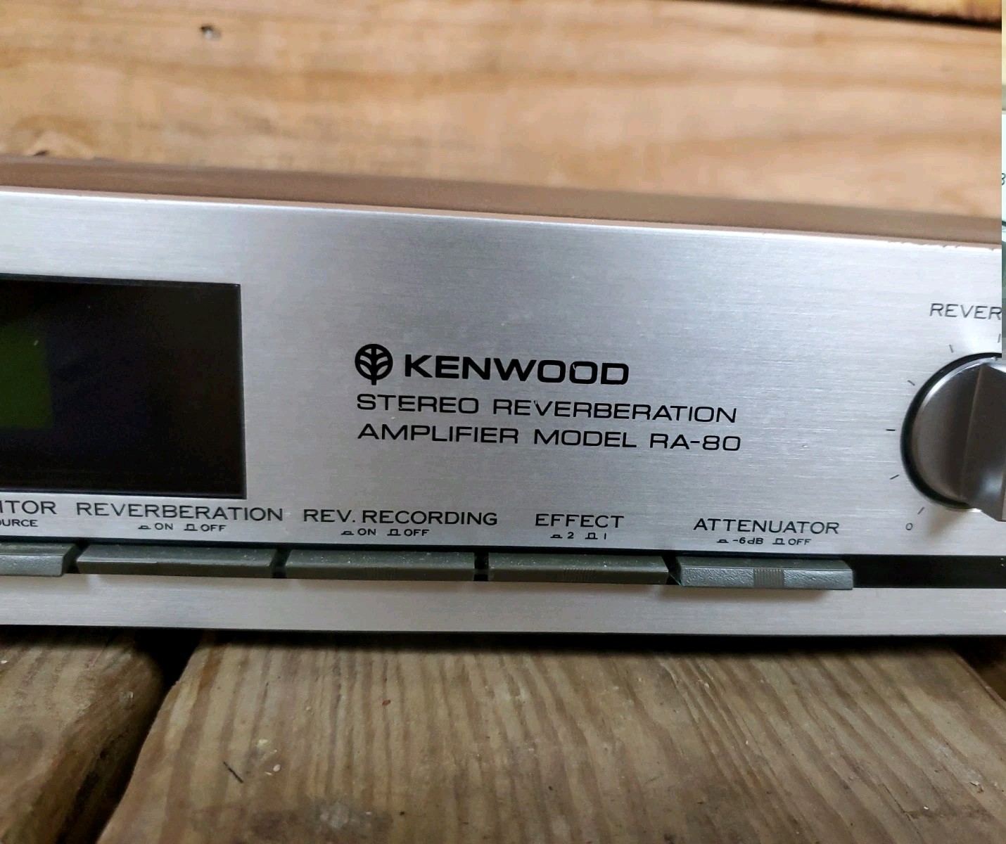 Vintage Kenwood RA-80 Reverberation Amplifier Tested