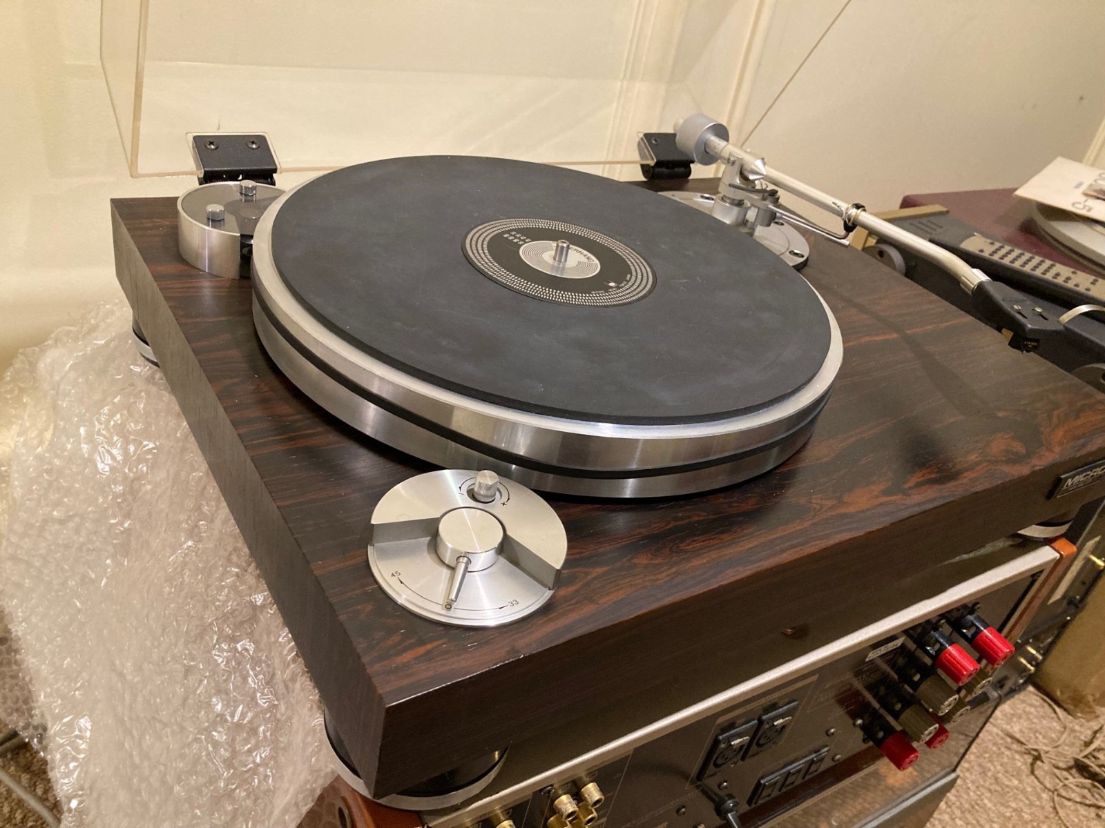 Micro Seiki BL-77 turntable with Fidelity Research tonearm