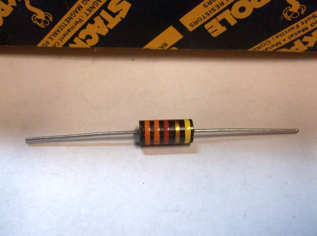 Stackpole Carbon Comp Resistor RCR42GF332JS 3.3k 2 Watt 5%