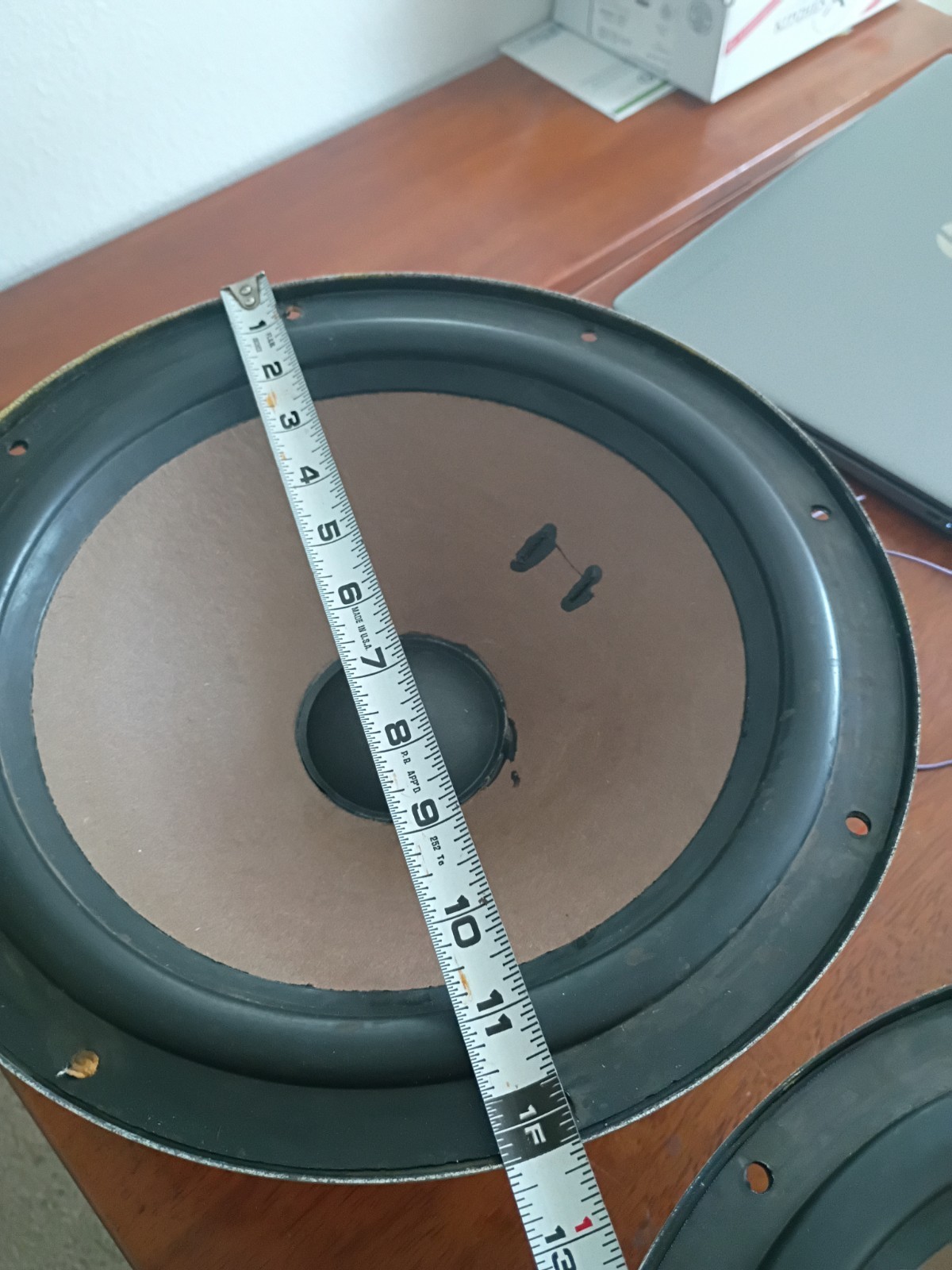 Philips AD 1265/W8 12″ Woofer Speakers Pair 8Ω Vintage Hi-Fi Open Baffle DIY