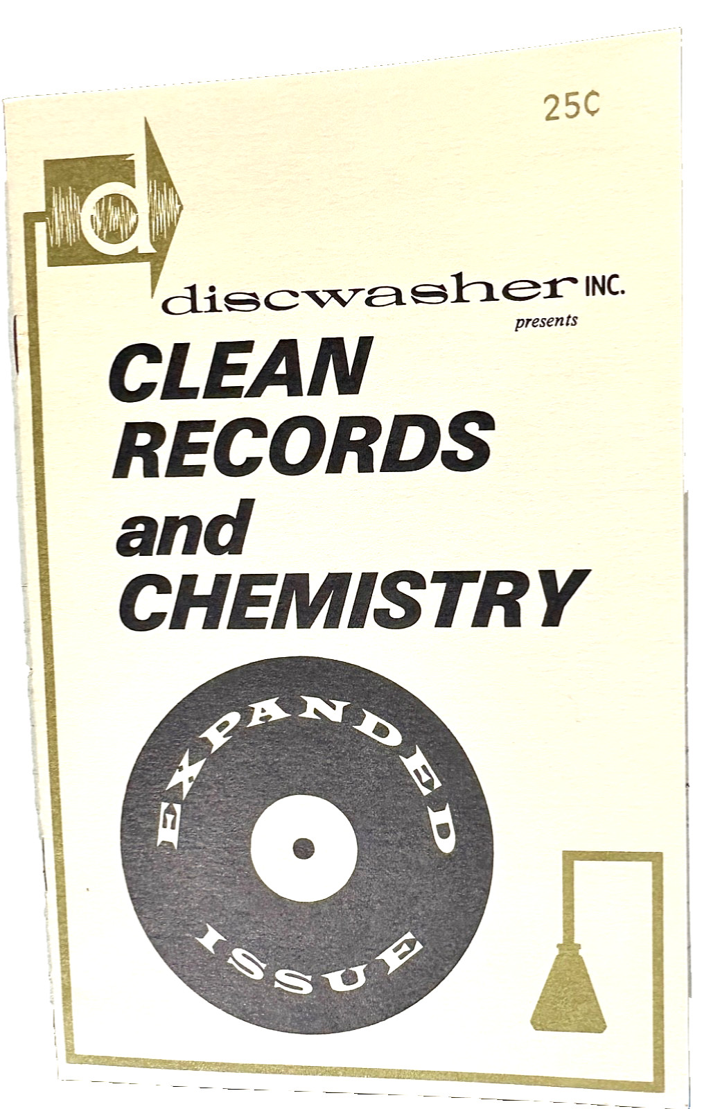 Rare Discwasher Clean Records & Chemistry Brochure, ca.1974, Expanded Issue