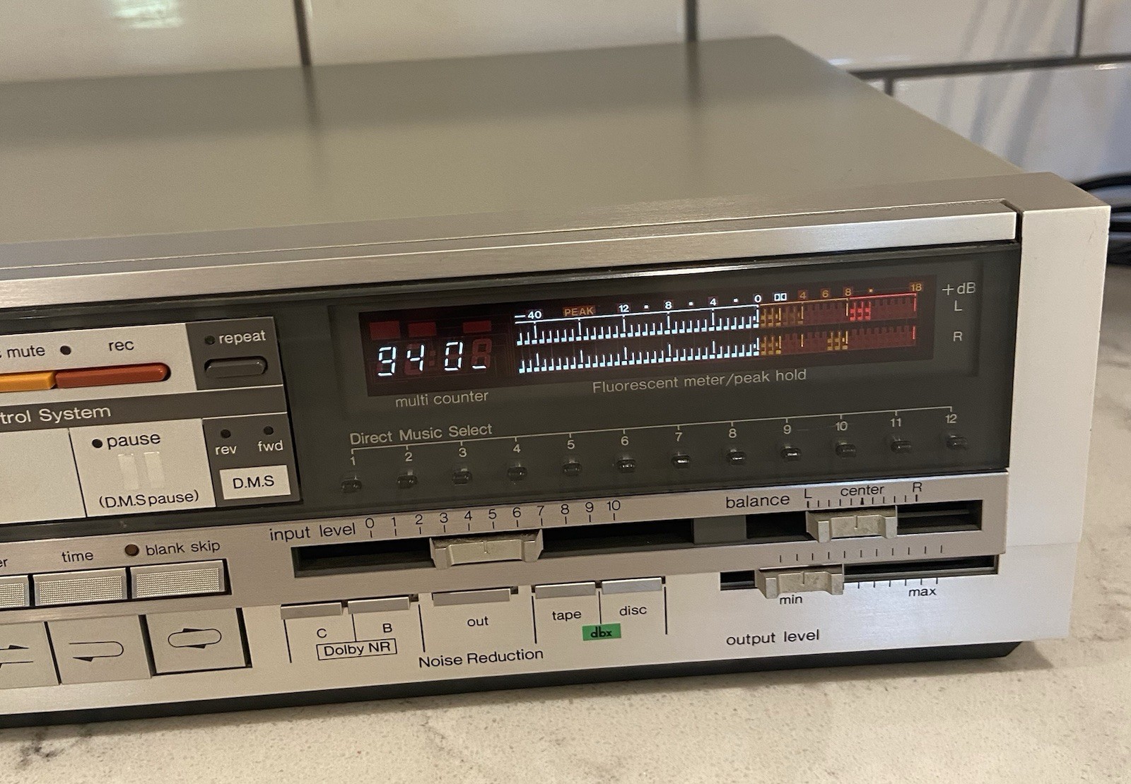 TECHNICS RS-B78R TAPE DECK Tested, Works Great. Includes Manual.