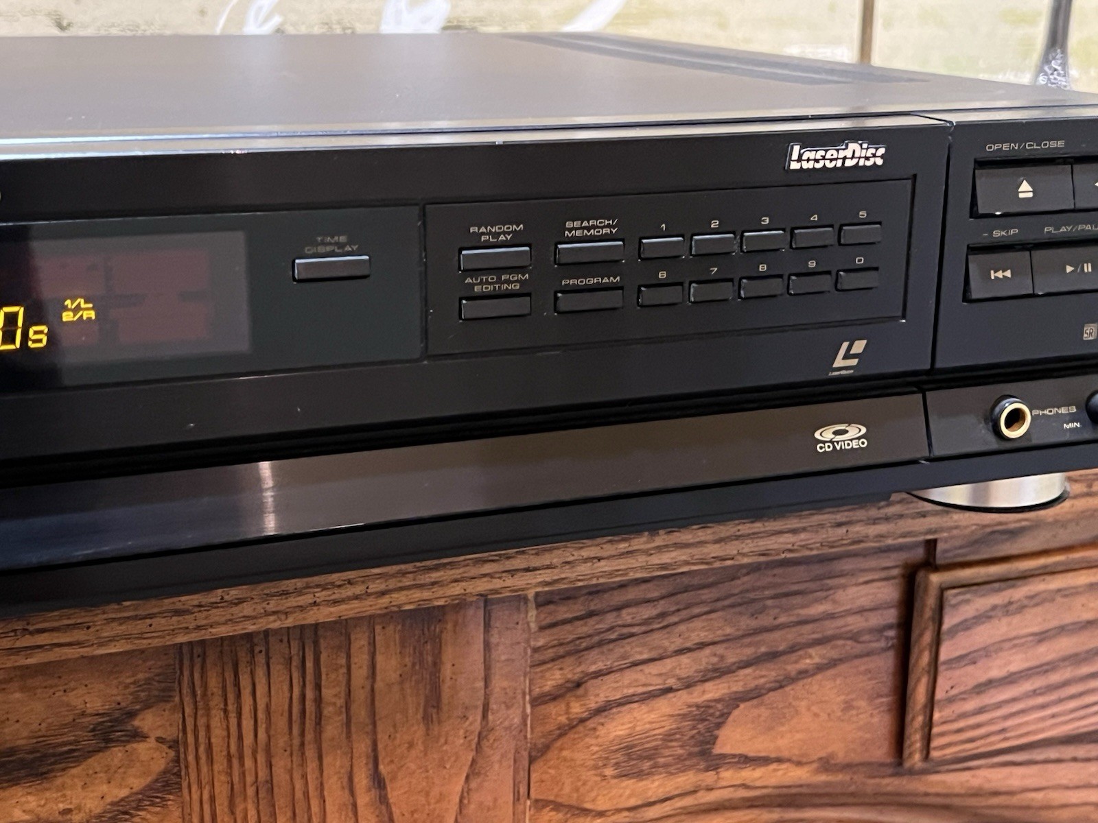 Pioneer CLD-1030 Vintage LaserDisc CD CDV Player Tested Super Clean No Remote