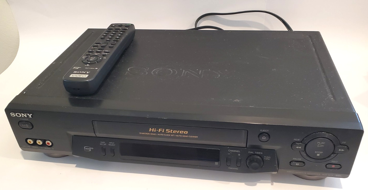 Sony SLV-N71 VCR 4 Head Hi-Fi Stereo VHS Player Recorder w/Remote Tested Works