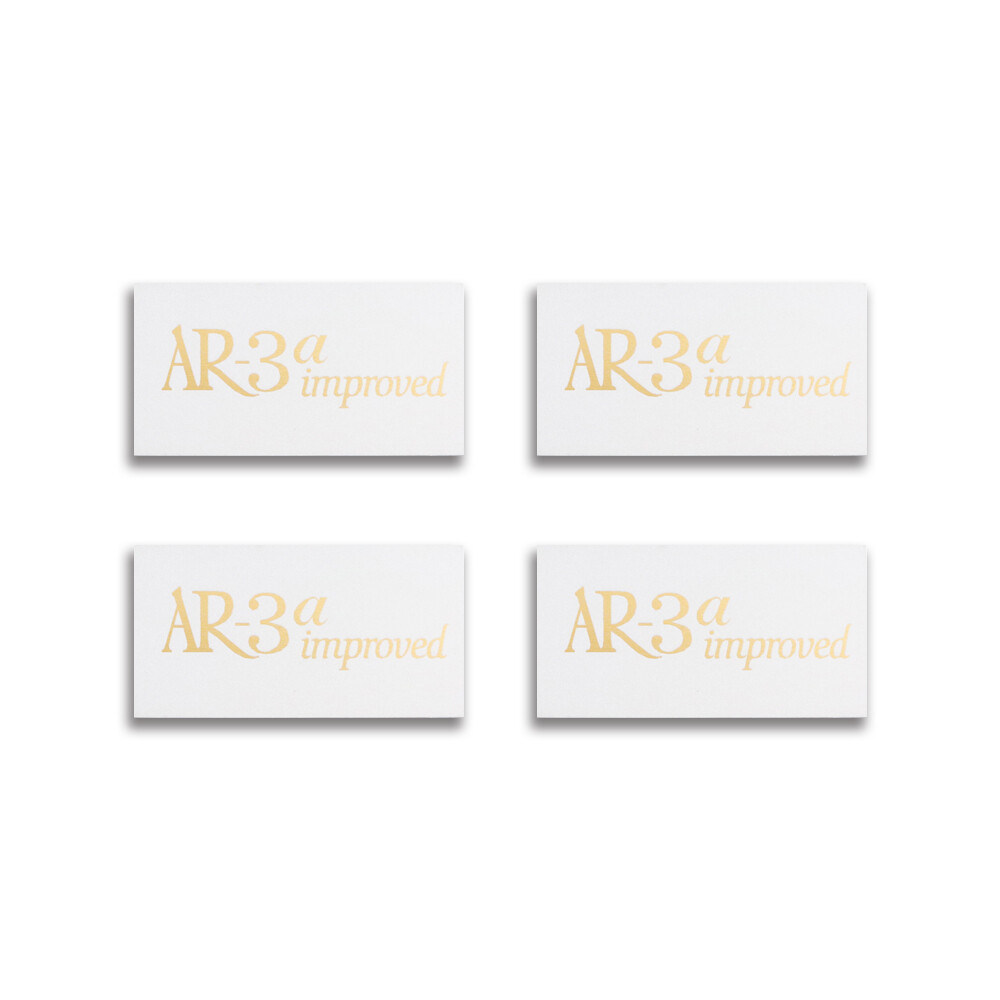 AR-3a improved Acoustic Research Speaker Badge 49mm(1.93″)X26mm(1.02″) GOLD