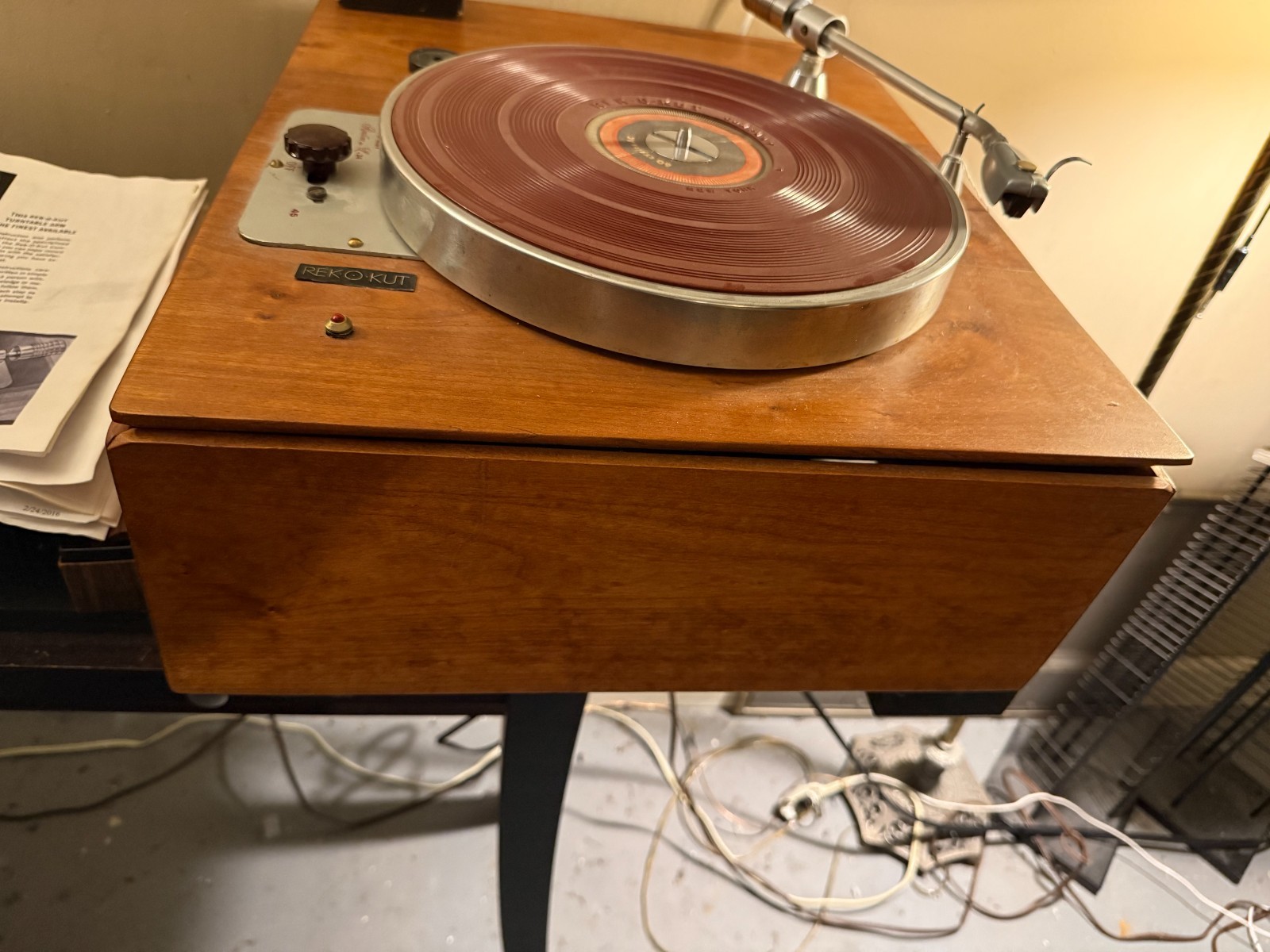 Rek-O-Kut turntable Rare Era: Late 1940s to Early 1950s