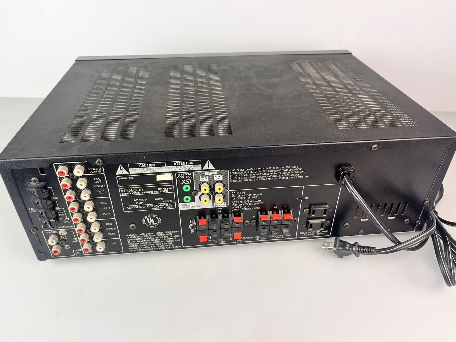 Vintage Kenwood KR-V5570 Audio Video Stereo Receiver