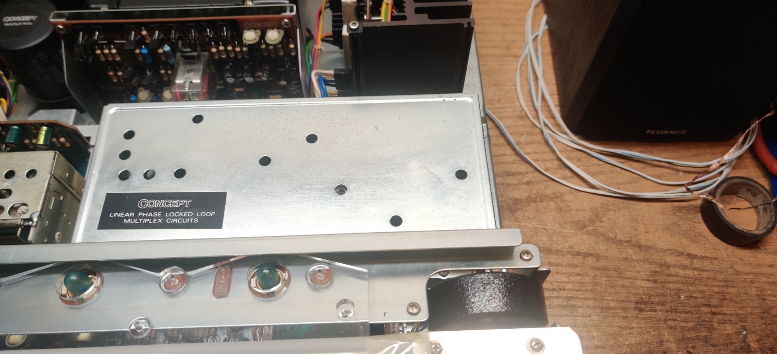 Concept 11.0 AM/FM Stereo Receiver Serviced Cleaned and Tested See Video.
