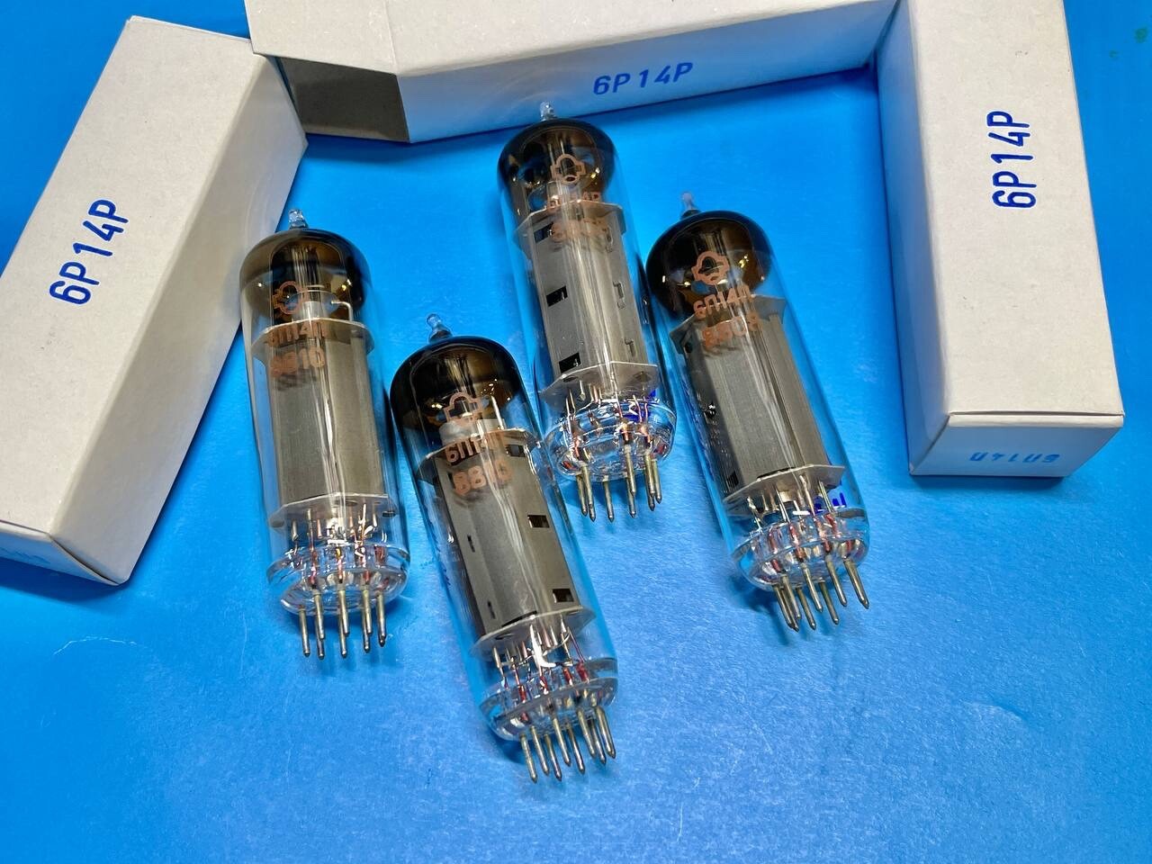 2 pcs 6P14P (EL84, 6BQ5, 6L40) NEW / BATCH / OUTPUT PENTODE / SHIPS FROM USA