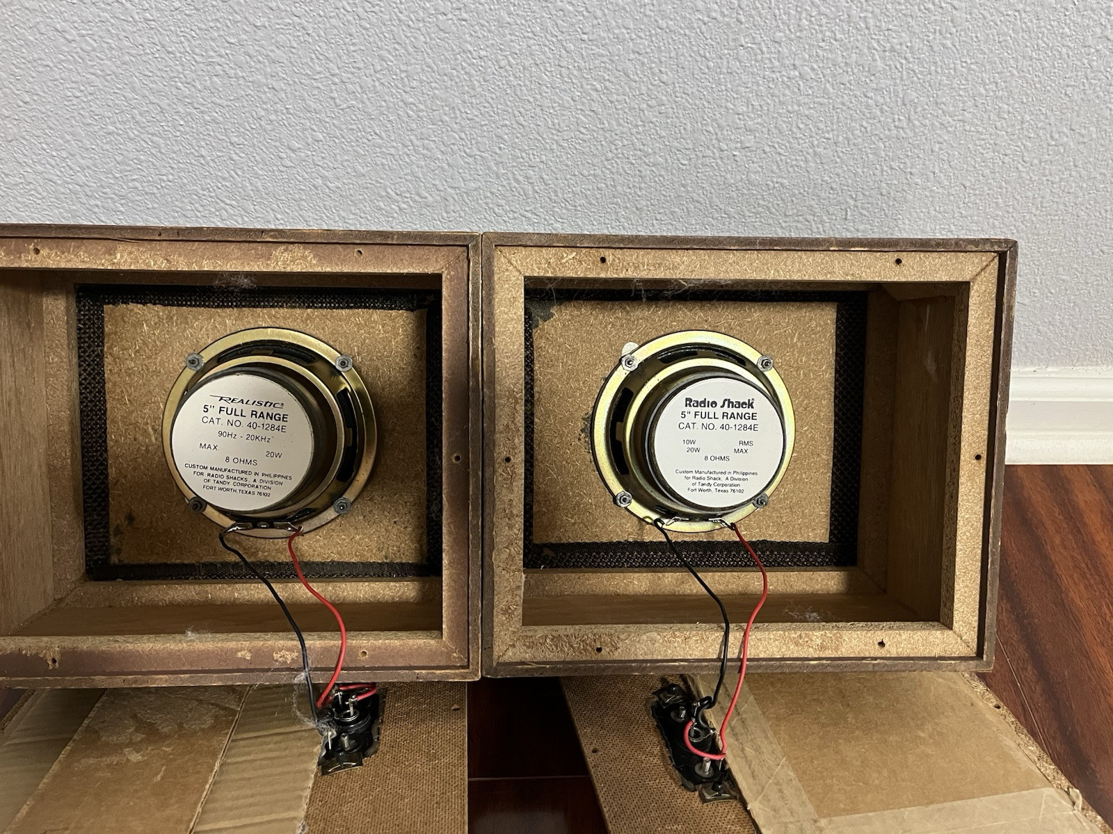 Vintage Radio Shack SOLO-5 5″ Full Range Speakers