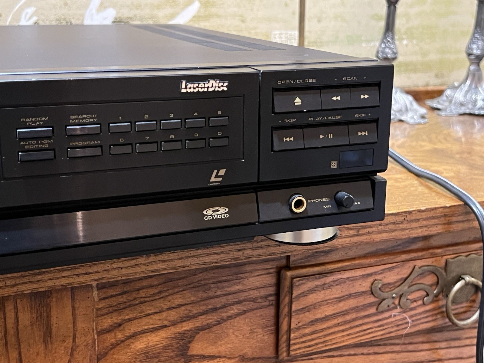 Pioneer CLD-1030 Vintage LaserDisc CD CDV Player Tested Super Clean No Remote