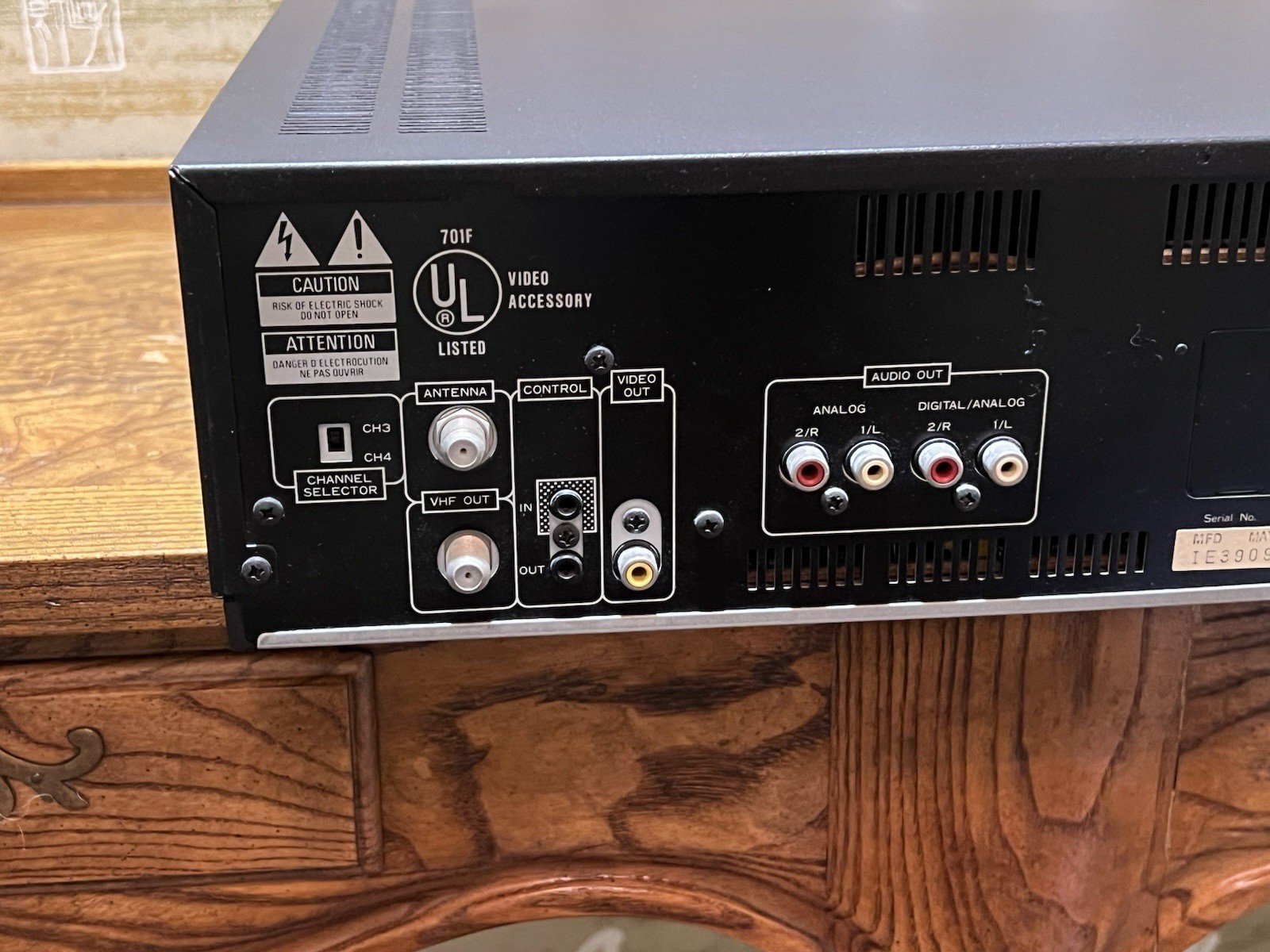 Pioneer CLD-1030 Vintage LaserDisc CD CDV Player Tested Super Clean No Remote