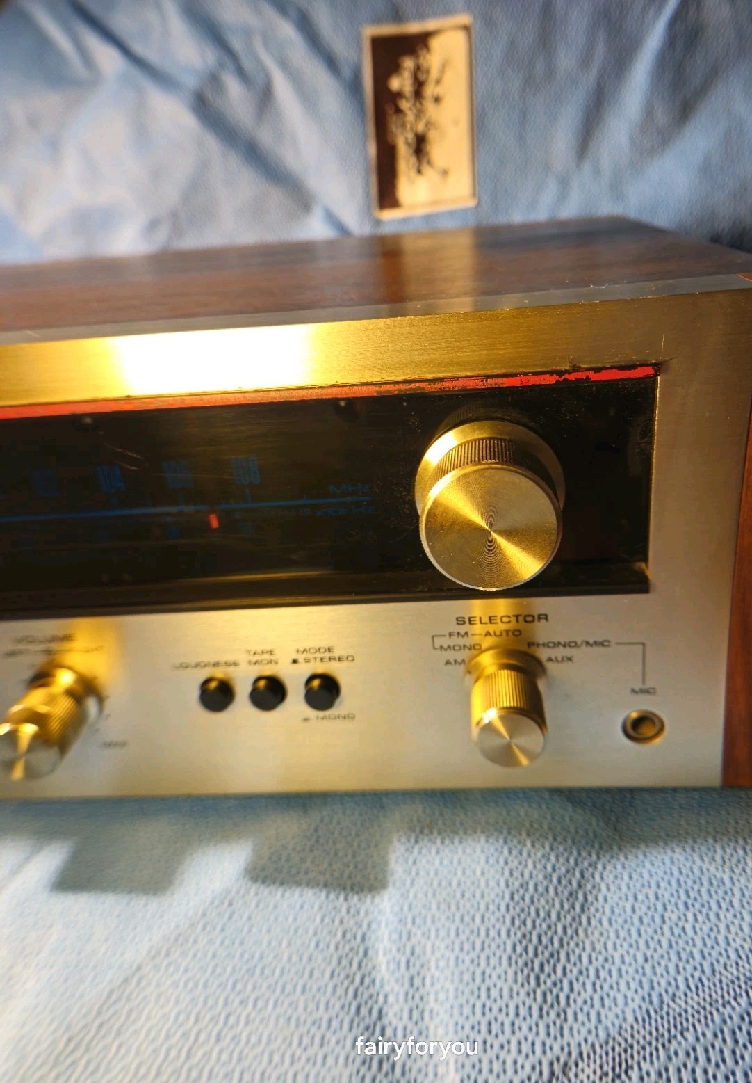 Vintage Pioneer SX-424 Stereo Receiver, Analog Sound, FM and MW (AM) and Phono.