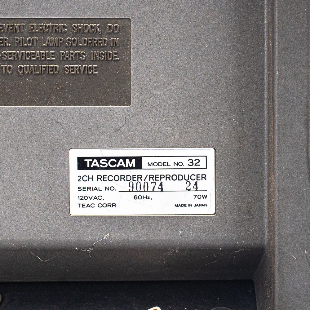 Tascam 32 2-Track Reel-to-Reel Tape Recorder / Producer Series
