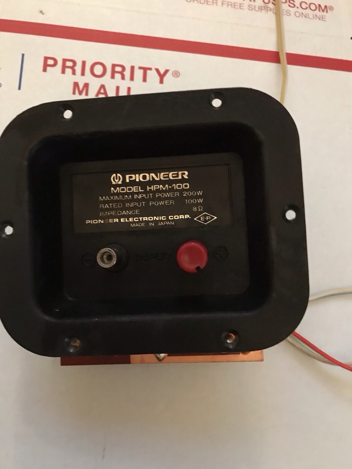 Single Pioneer HPM 100 200W speaker crossover