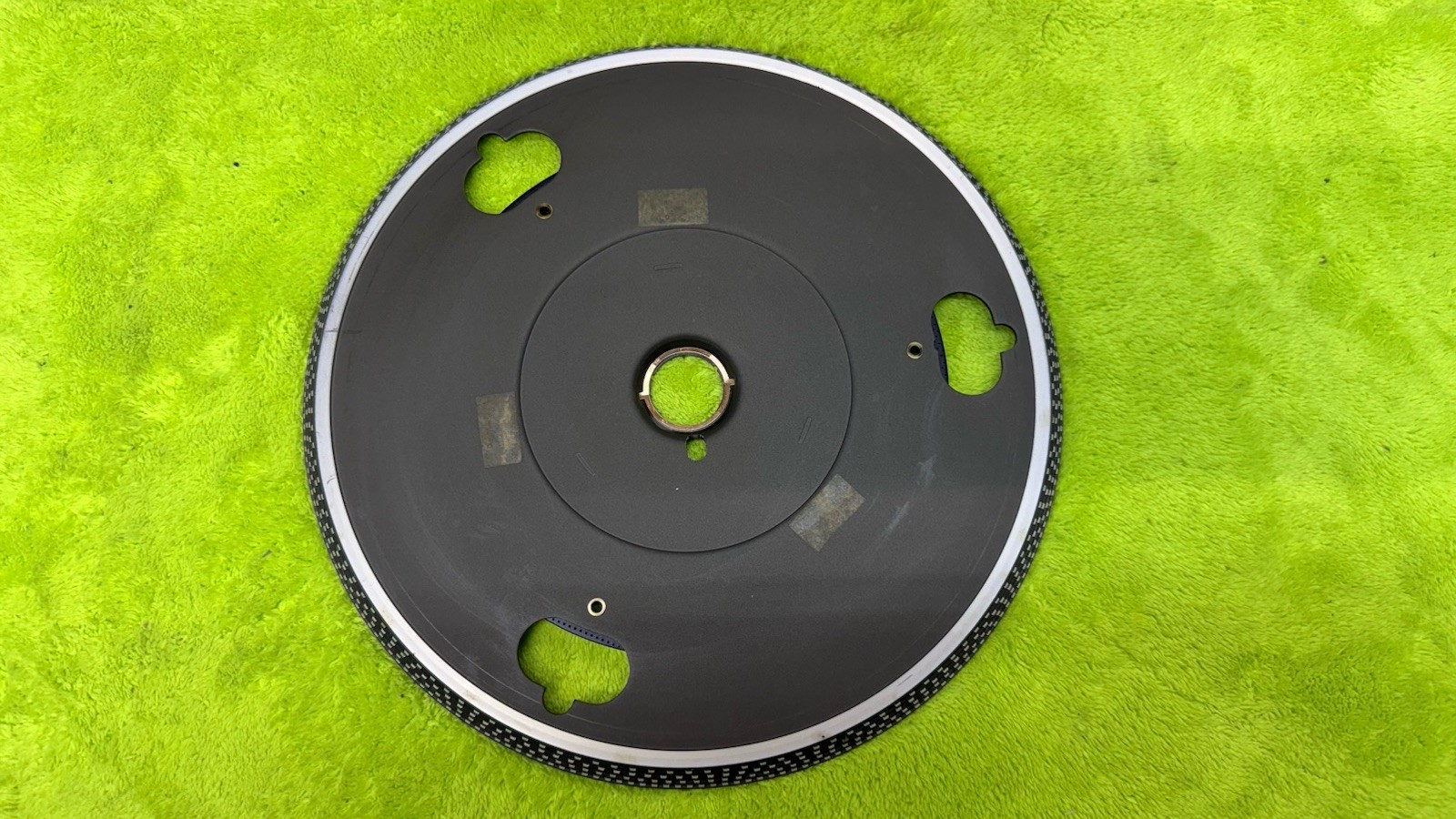DUAL 1258 & Others TURNTABLE METAL PLATTER ONLY 10.5” See Pics Good Condition 🔥