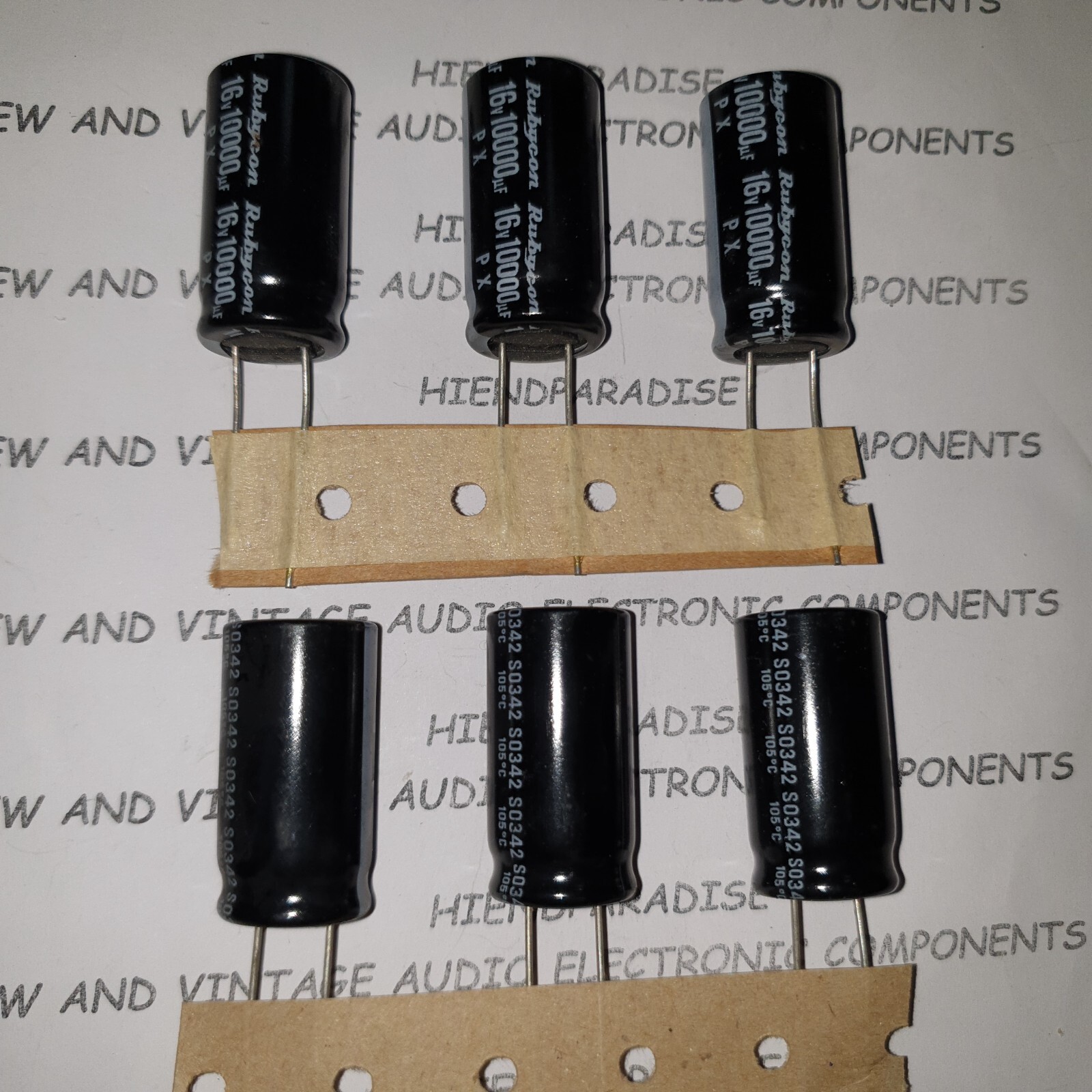 RUBYCON PX 10000uF 16v 105C HQ TUBE AMP CAPS FOR AUDIO! 30PCS!