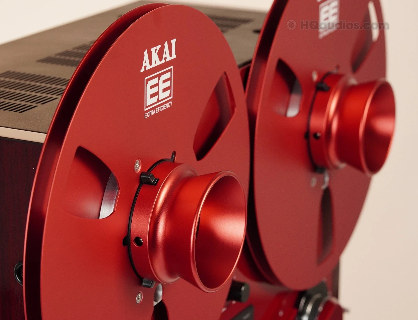 Aluminum NAB Hub Adapter Red Single Unit for Reel-to-Reel Deck –1-Year Warranty