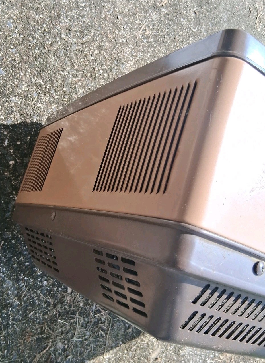 Vintage 1960’s RCA Victor “Sportabout” Portable 17” Television w/ Cart NO POWER!