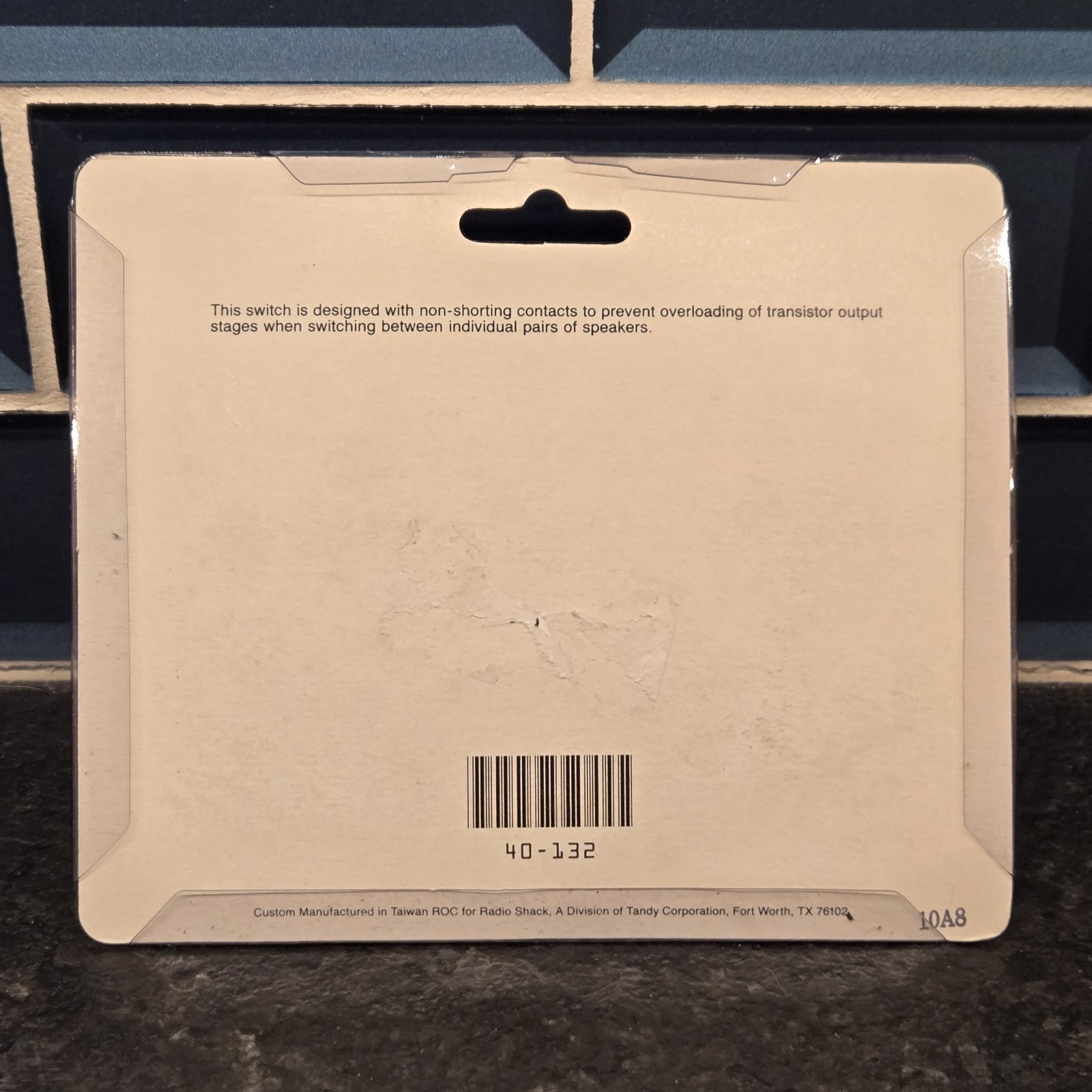 Stereo Speaker Switch Cat. No. 40-132 Vintage Radio Shack Tandy NEW