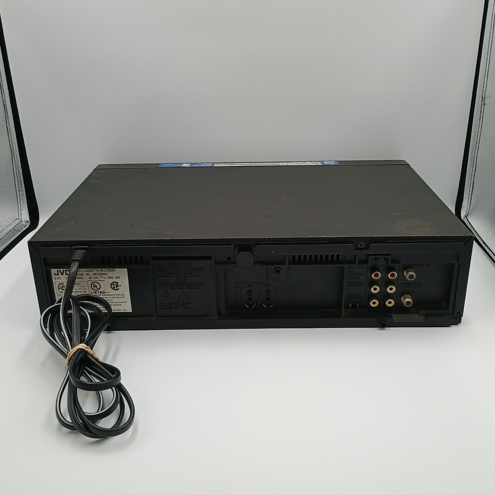 JVC HR-S3800U Super VHS ET Hi-Fi VCR Parts/Repair Load Mechanism Stuck