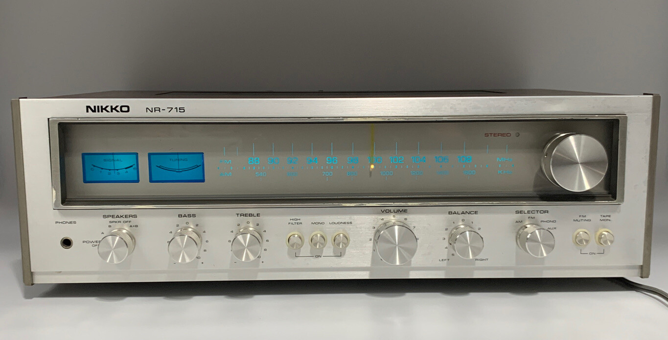 Vintage Nikko Model NR-715 AM/FM Stereo Receiver Tested & Works