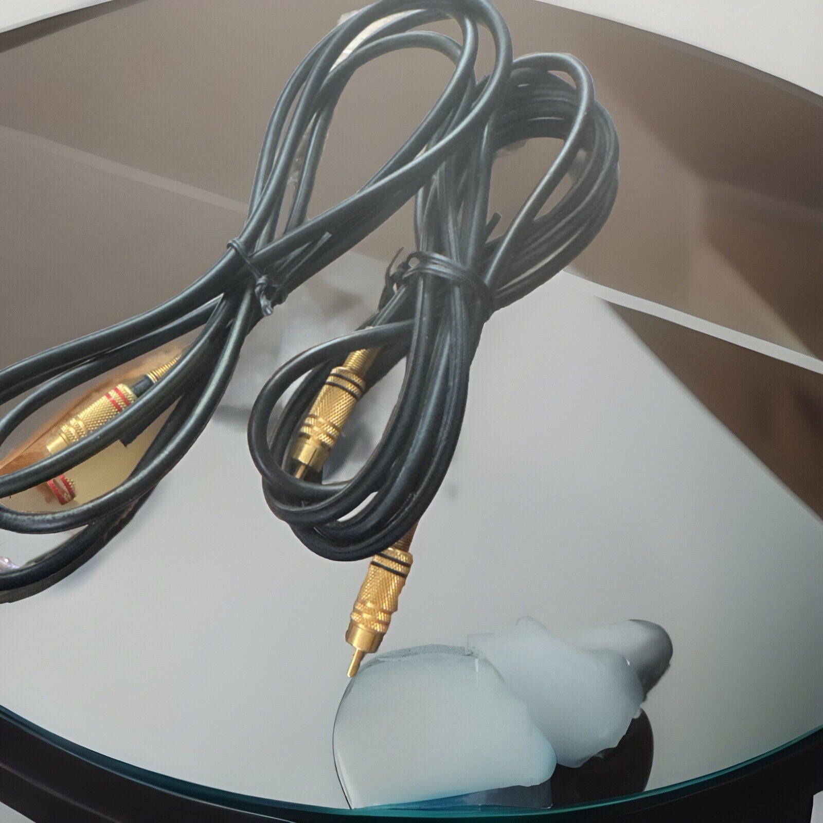 Discwasher Lot Of 2 Vintage Gold Cable – ENS Stereo Male RCA Cables
