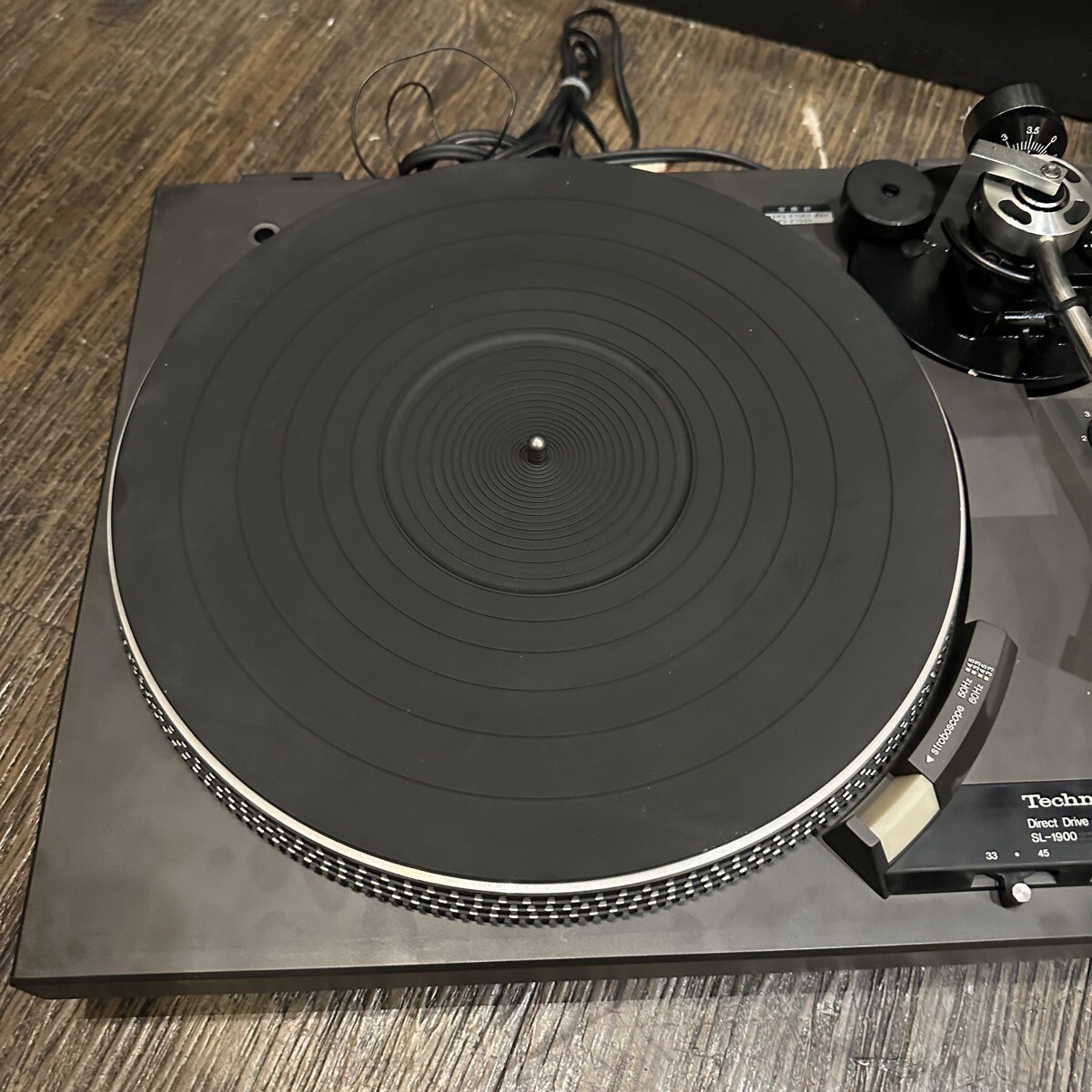 Technics Sl-1900 Turntable Direct Drive DD Automatic System Record player Black