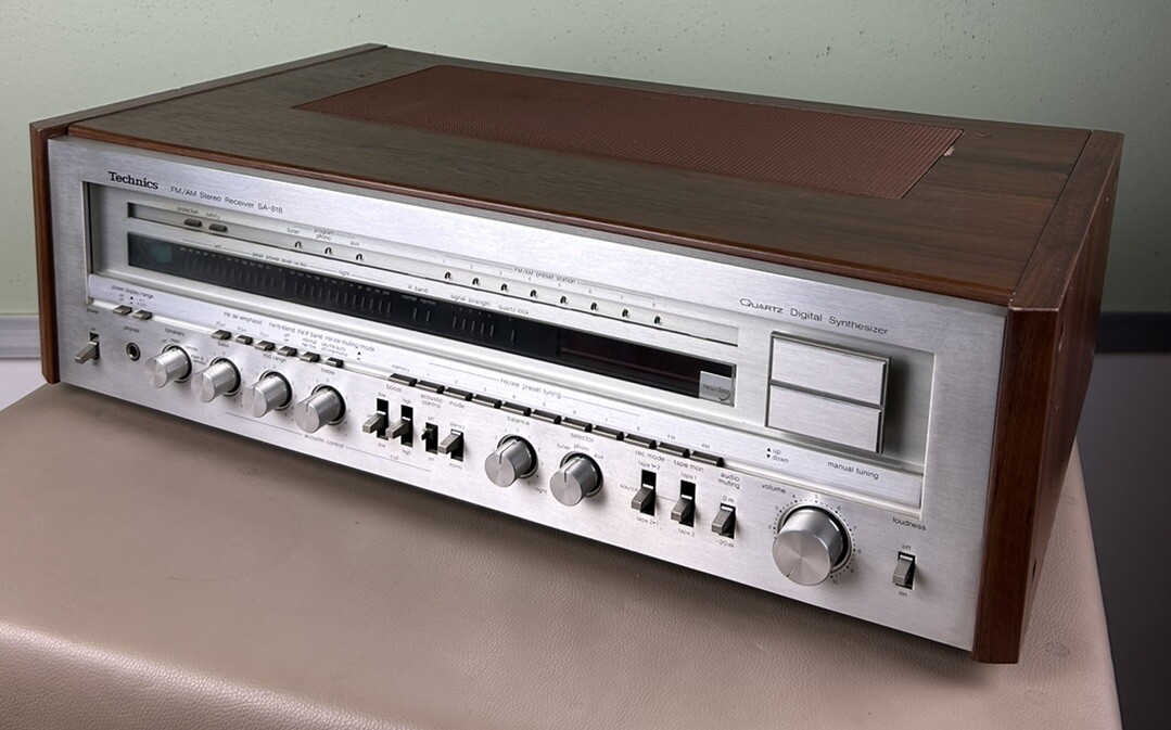 TECHNICS SA 818 STEREO MONSTER RECEIVER COOL