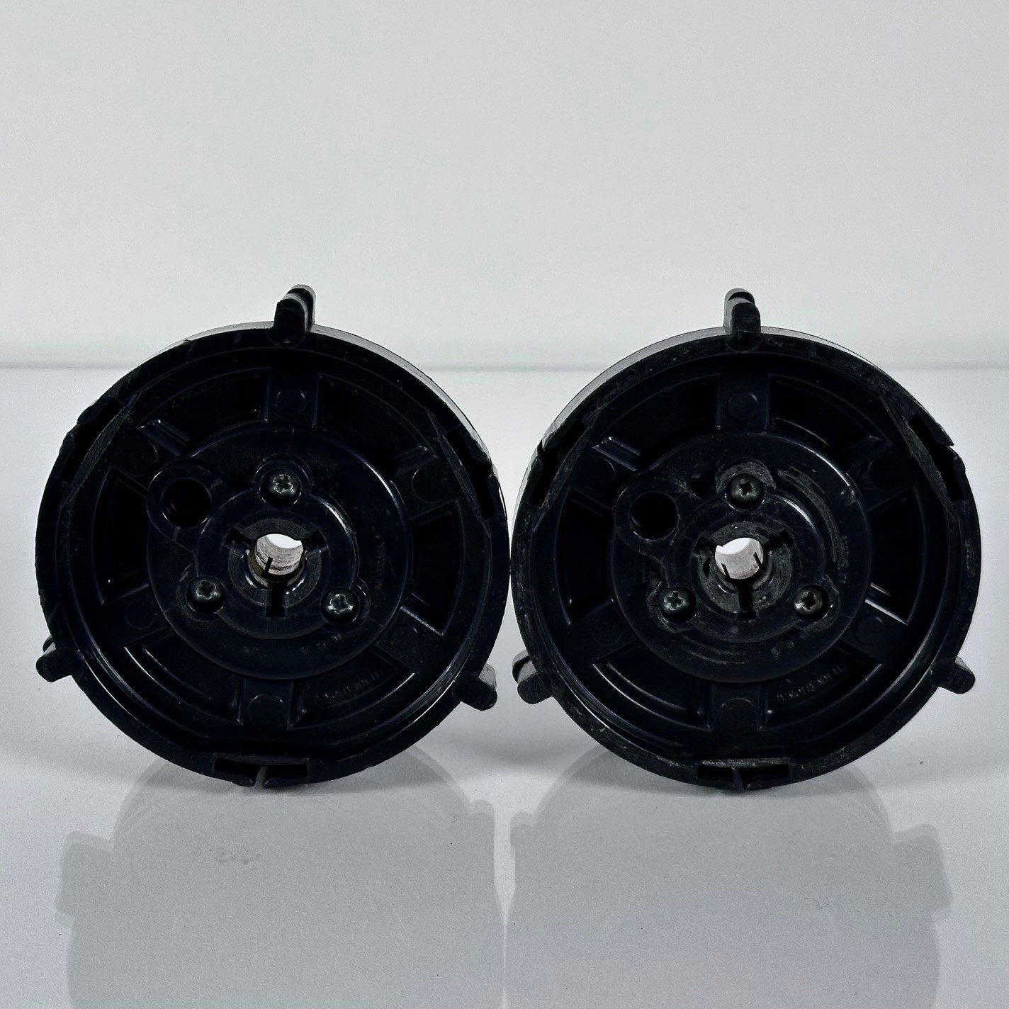Vintage VIF International Hub Adapter Pair NAB for Reel to Reel Fits Ampex Otari