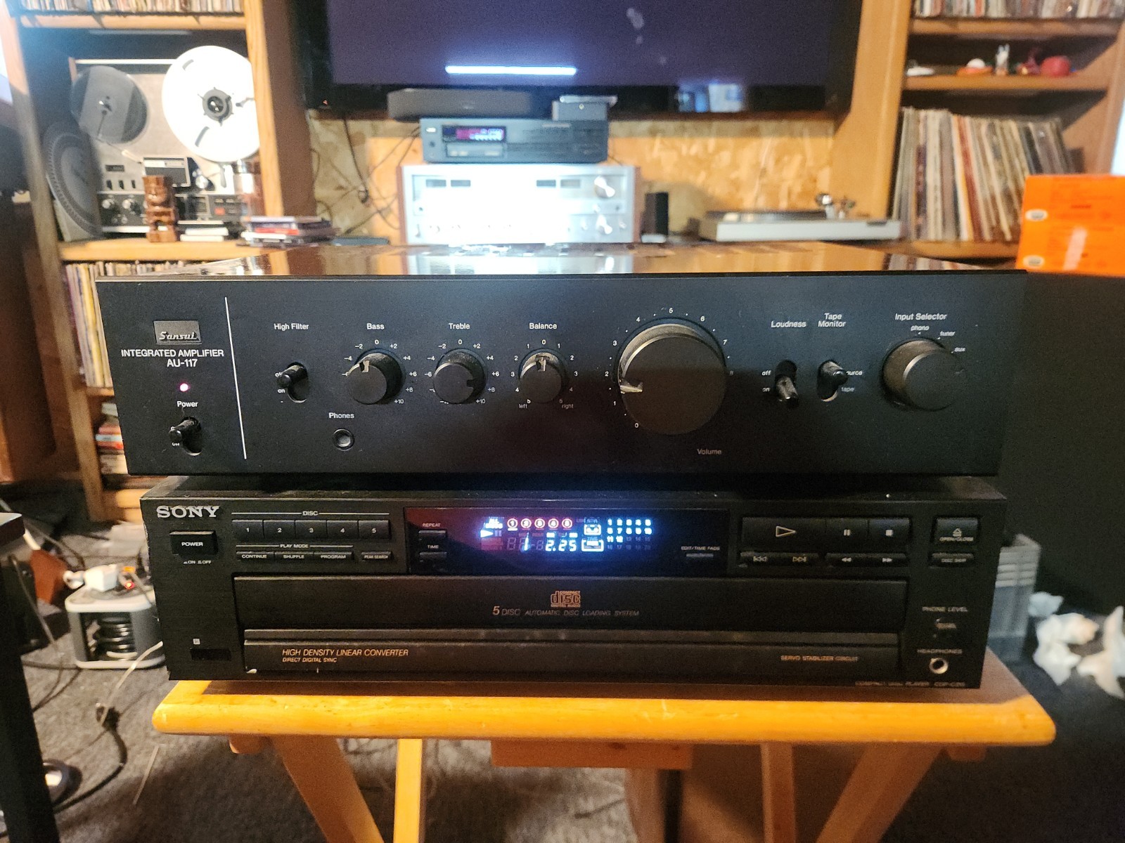 Sansui AU-117 Integrated Amplifier Custom Wrap Cover