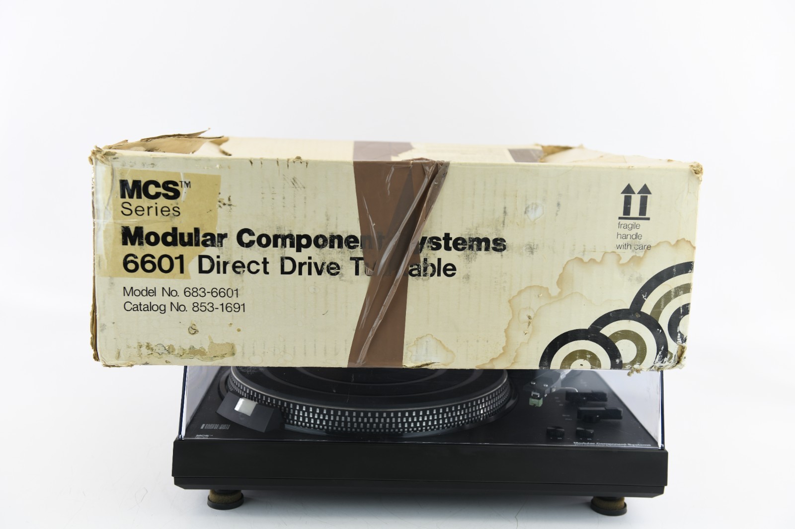 MCS 6601 Black Direct Drive Turntable W/ Original Box – Works Great!