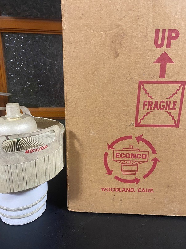 Econco 4CX10000D rebuild Metal Triode Vacuum Power tube