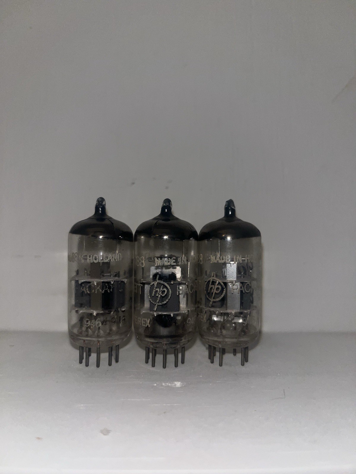 3 HP Amperex 6DJ8/ECC88 Tube Made In Holland TV7 Tested Very Strong And Balanced
