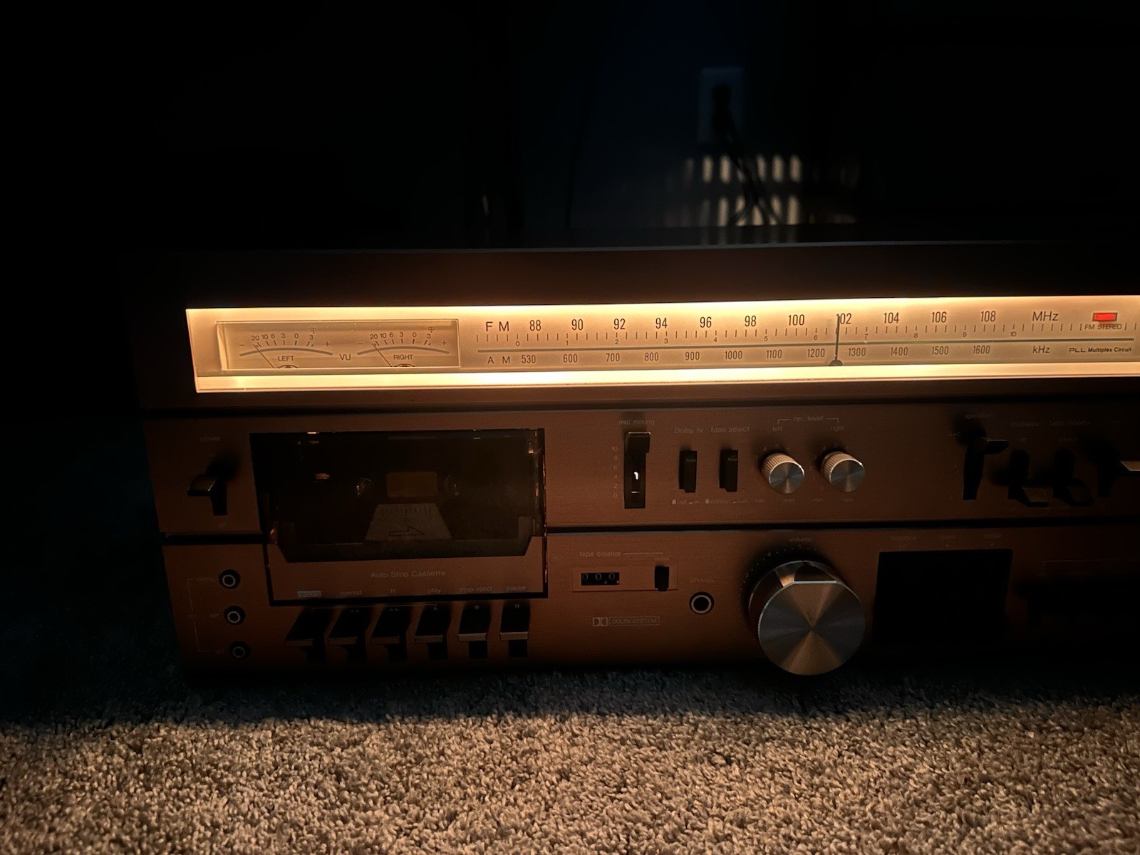 Vintage Panasonic AM/FM Stereo Cassette Receiver RA-7500 – Tested