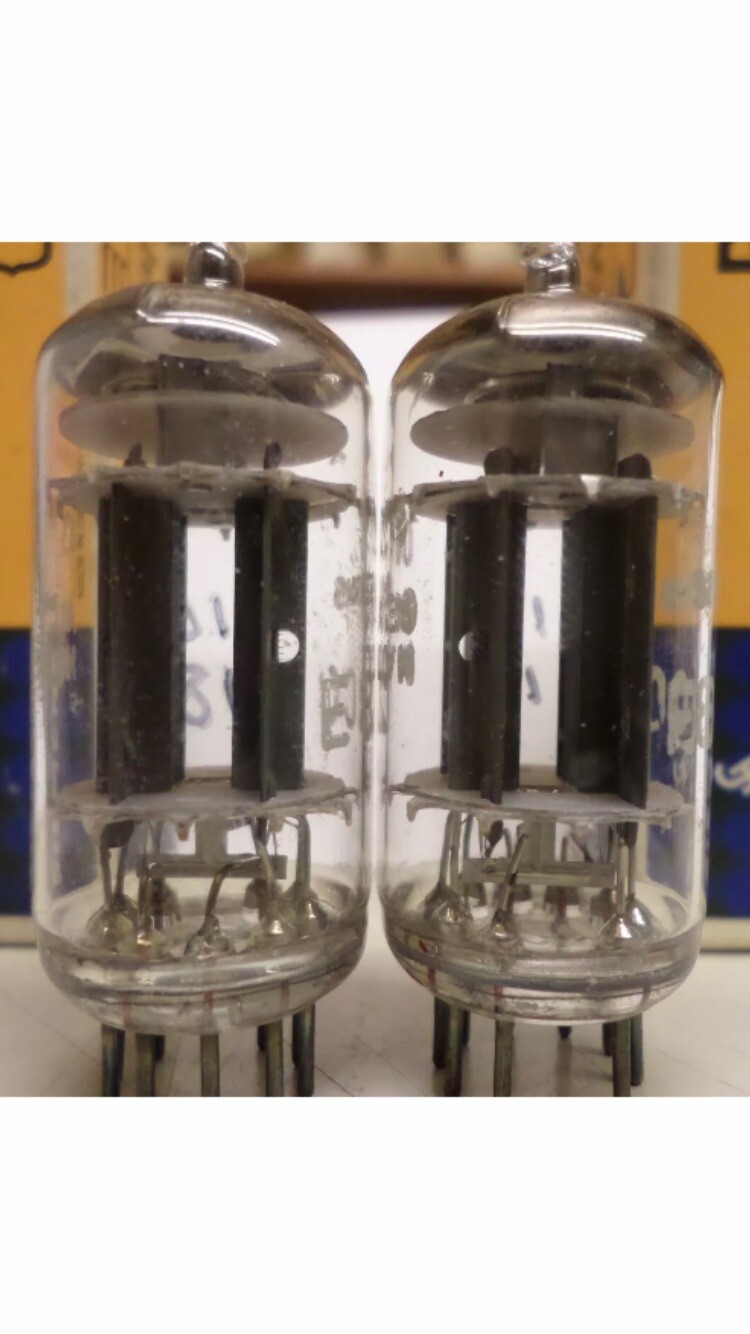 Siemens E82CC 5814A 12au7 ecc802s Long Plate Triple Mica NOS NIB,