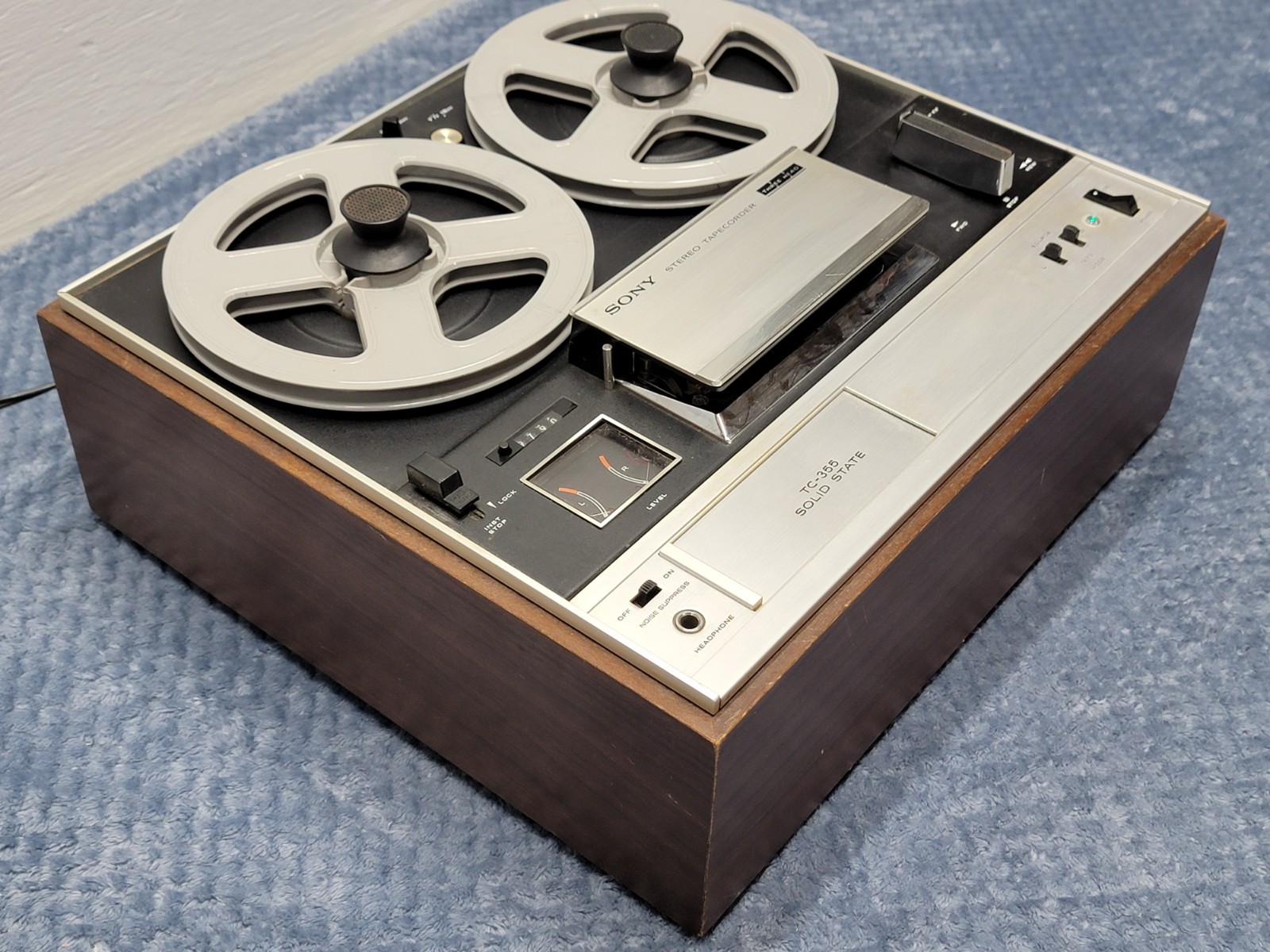 Vintage Sony Solid State TC-355 Stereo Reel-To-Reel PARTS As Is