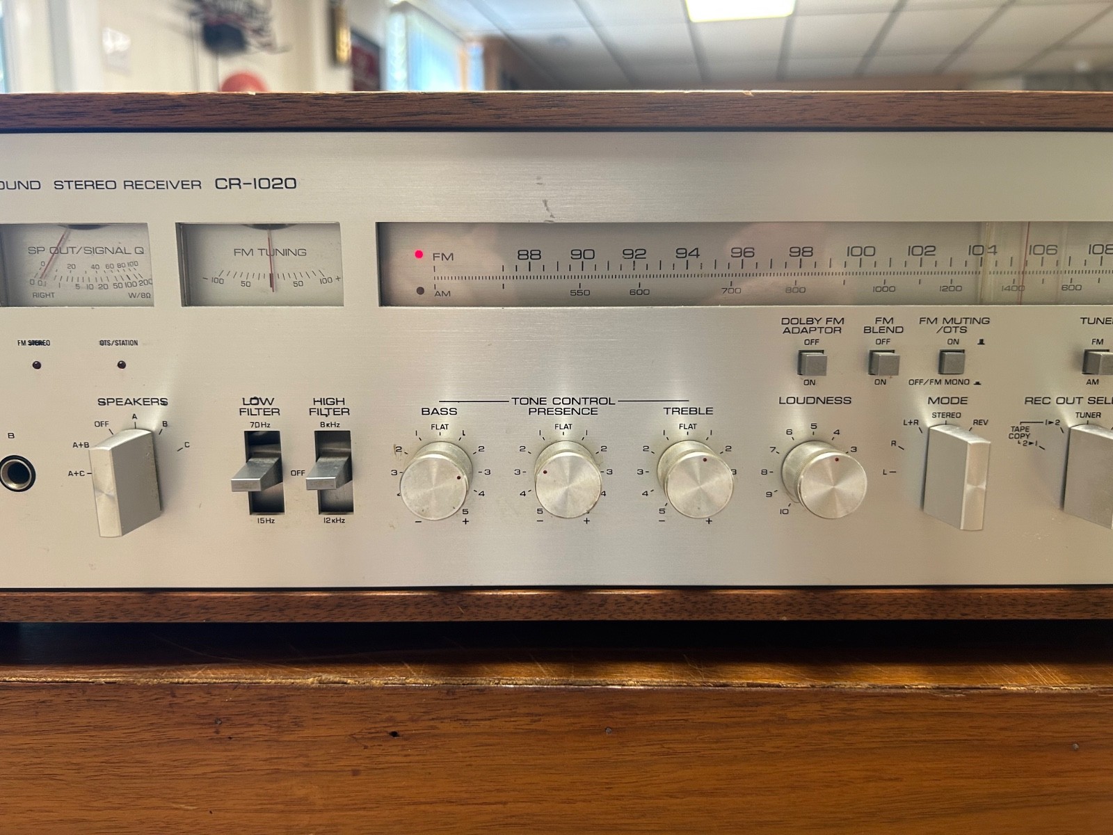 Vintage Yamaha CR-1020 AM/FM Natural Sound Stereo Receiver Very Clean Unit Nice