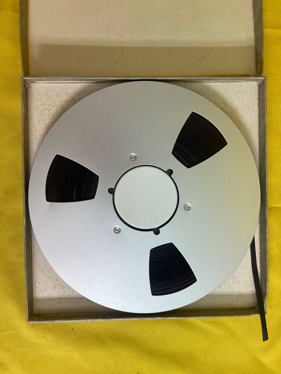Ampex Grand Master 456 Reel to Reel Recording Tape Metal Reel w Original Box RE
