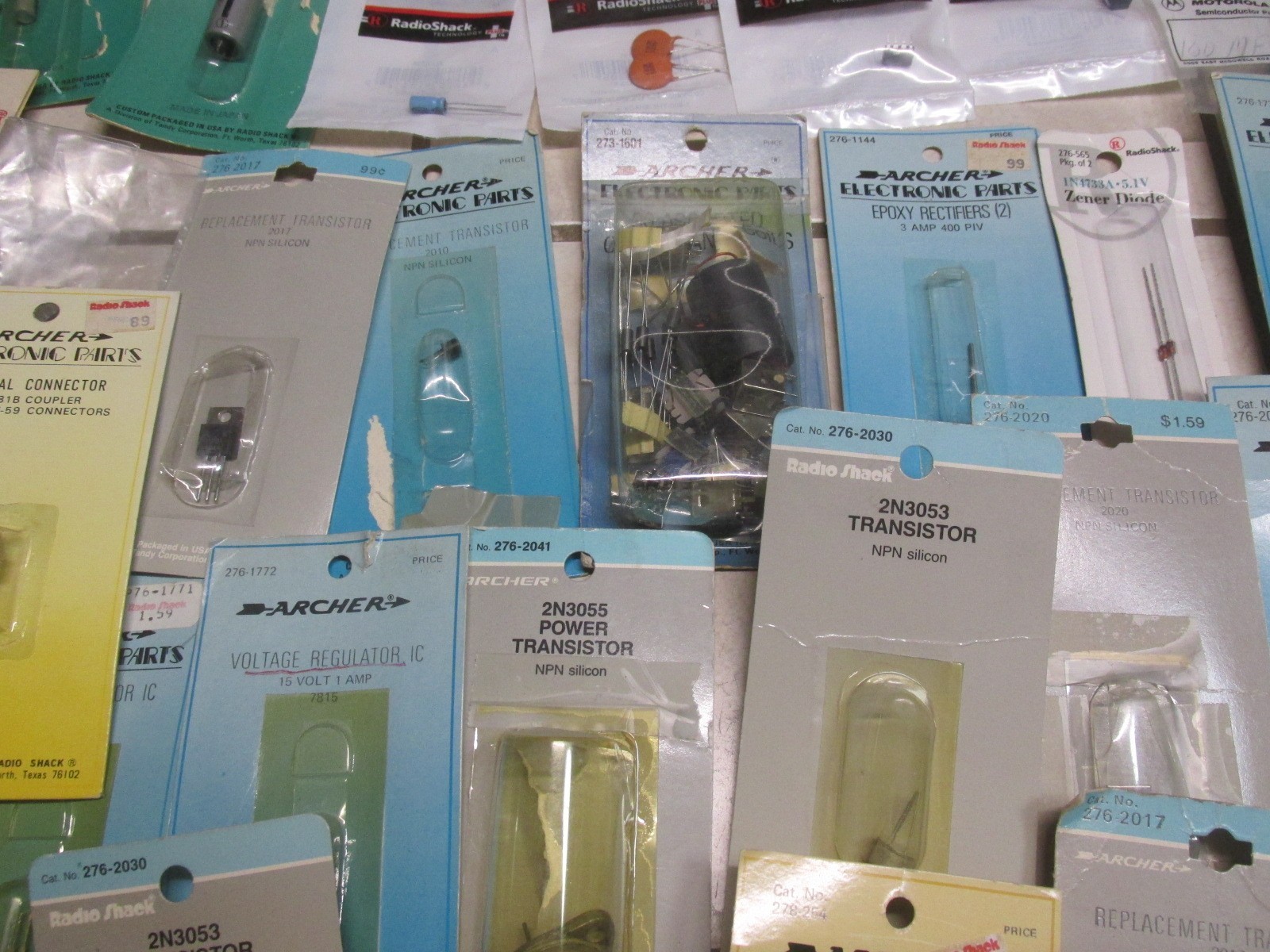 Vtg. Archer RadioShack Electronic Transistor Audio Amp Lot Of 85 Unopened Packs