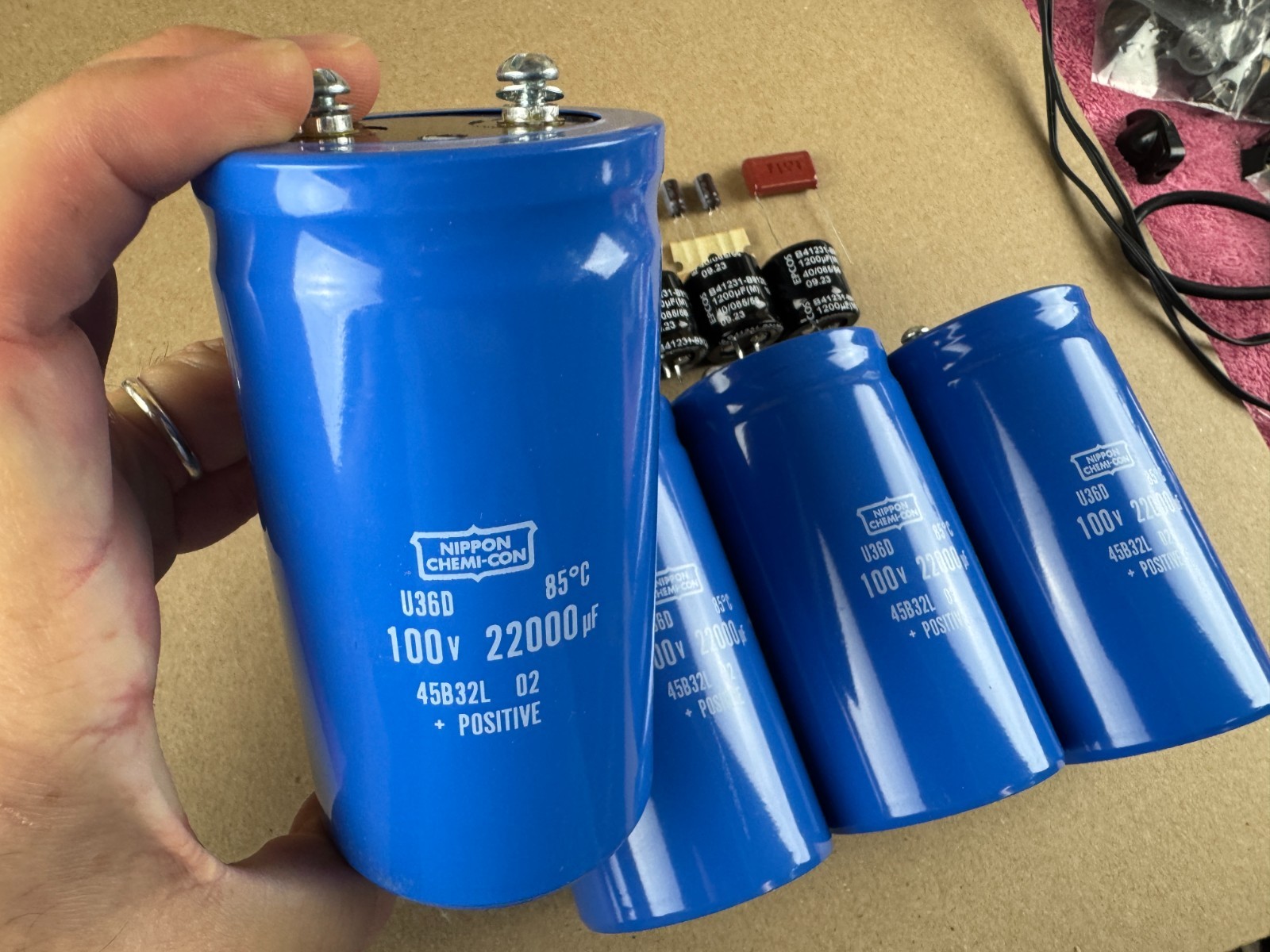 Adcom GFA-5500 COMPLETE Recap Kit High-Quality Amplifier Rebuild Main Filters