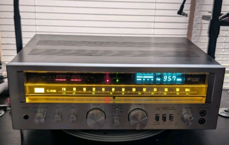 Sansui G-4700 AMFM Pure Power DC Stereo Receiver 50WPC Perfect Working Condition