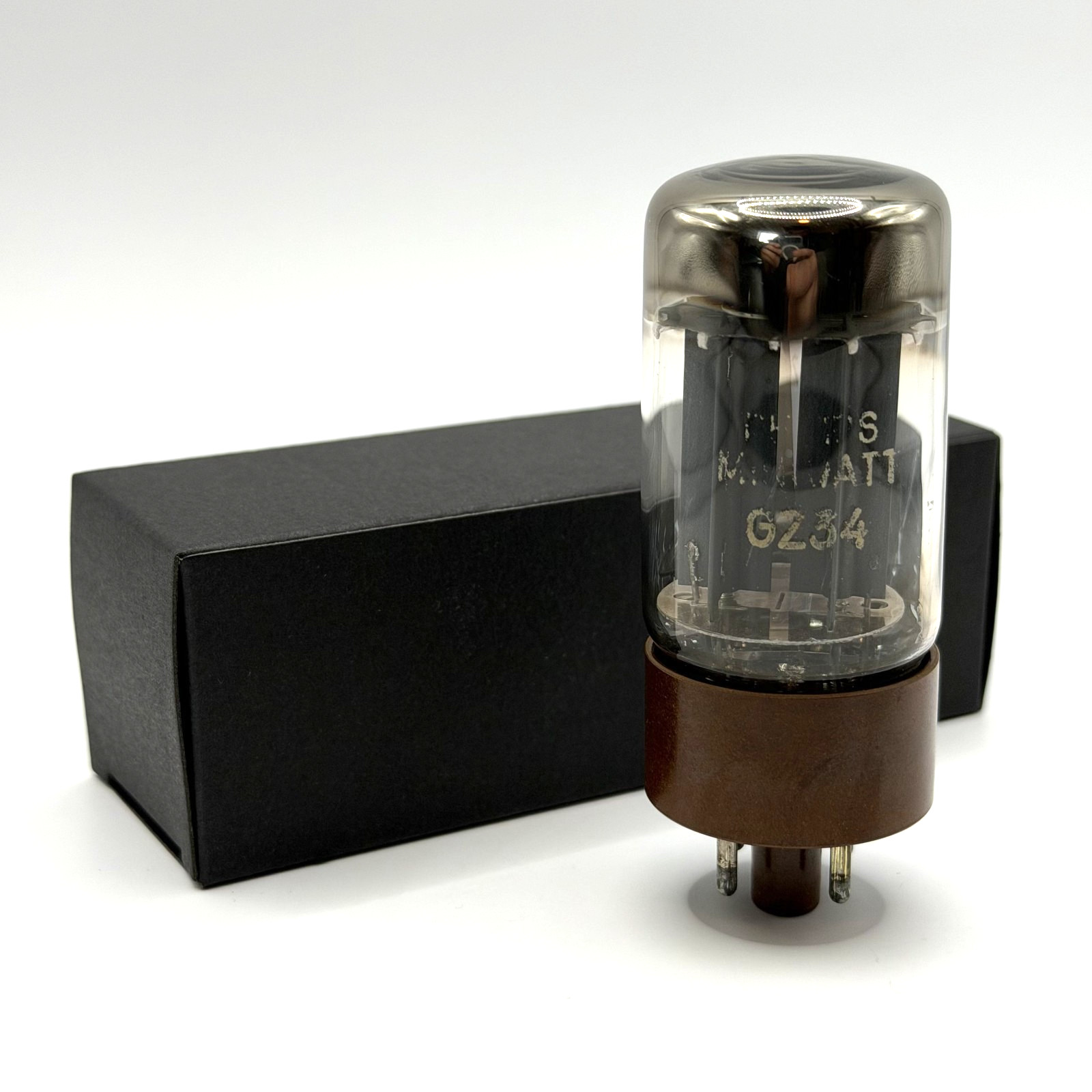 Philips Miniwatt GZ34 5AR4, DD getter f33, Sittary factory year 1959, STRONG
