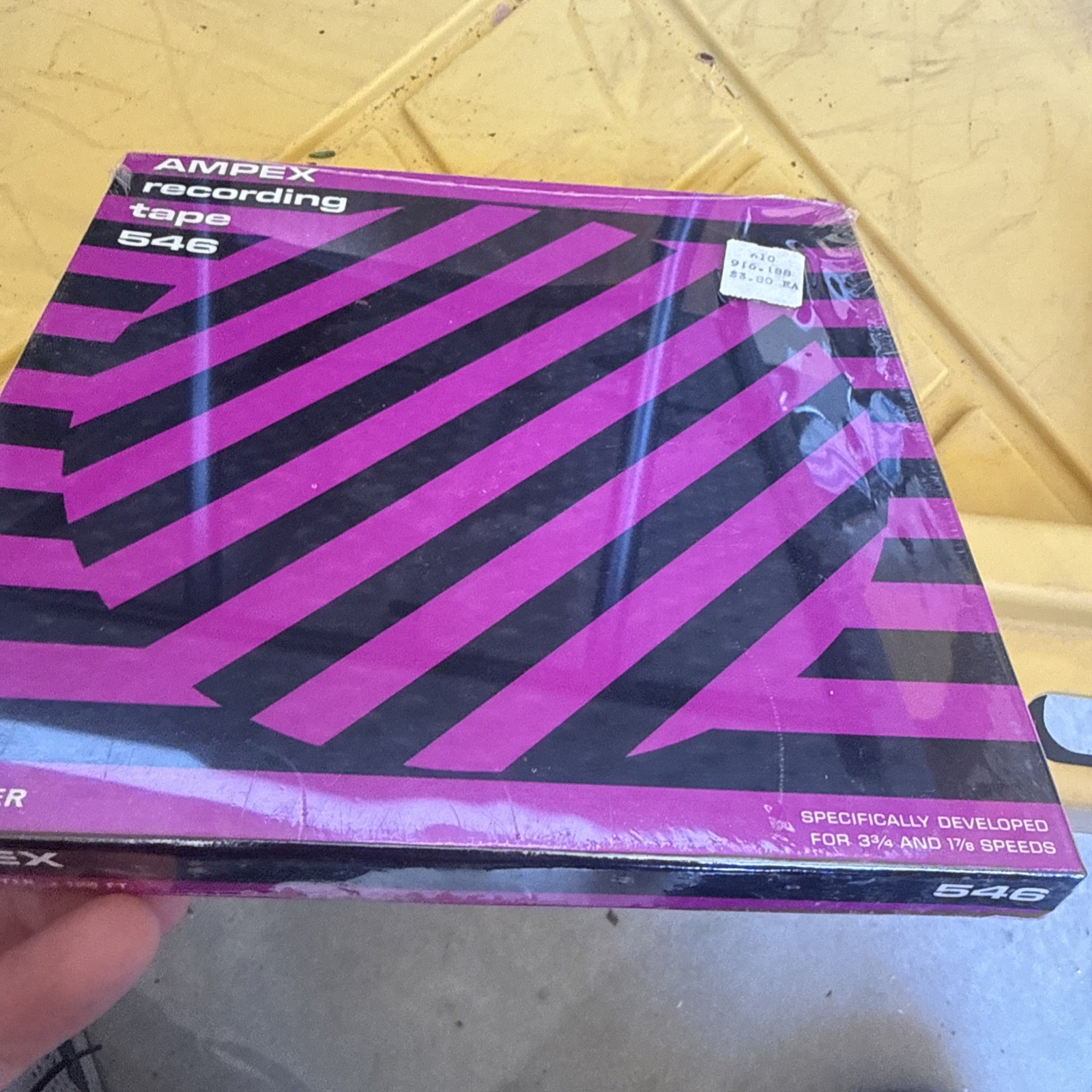 Ampex Reel to Reel Recording Tape 7″ Reel 10mil 1800 ft Mylar by Dupont Sealed