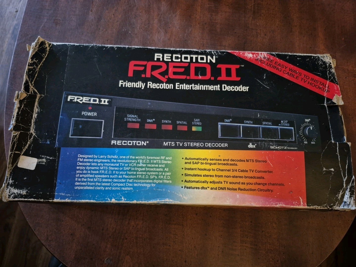 Ultra Rare Vintage Recoton F.R.E.D / FRED 2 Decoder New Old Stock